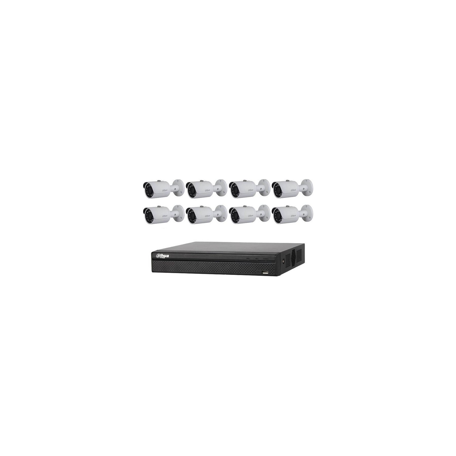 Caméra de sécurité DAHUA Pack de vidéosurveillance IP 8 caméras