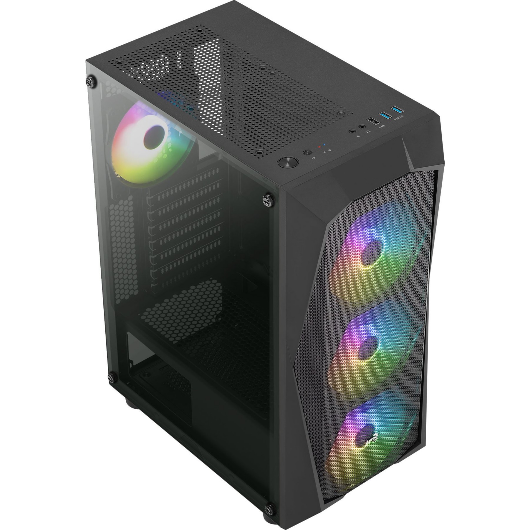 Boitier PC AEROCOOL Boitier Moyen Tour ATX Falcon A v2 RGB a