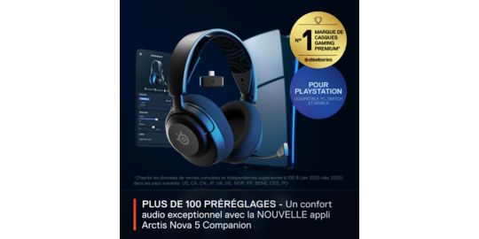 Casque gamer STEELSERIES Arctis Nova 5P