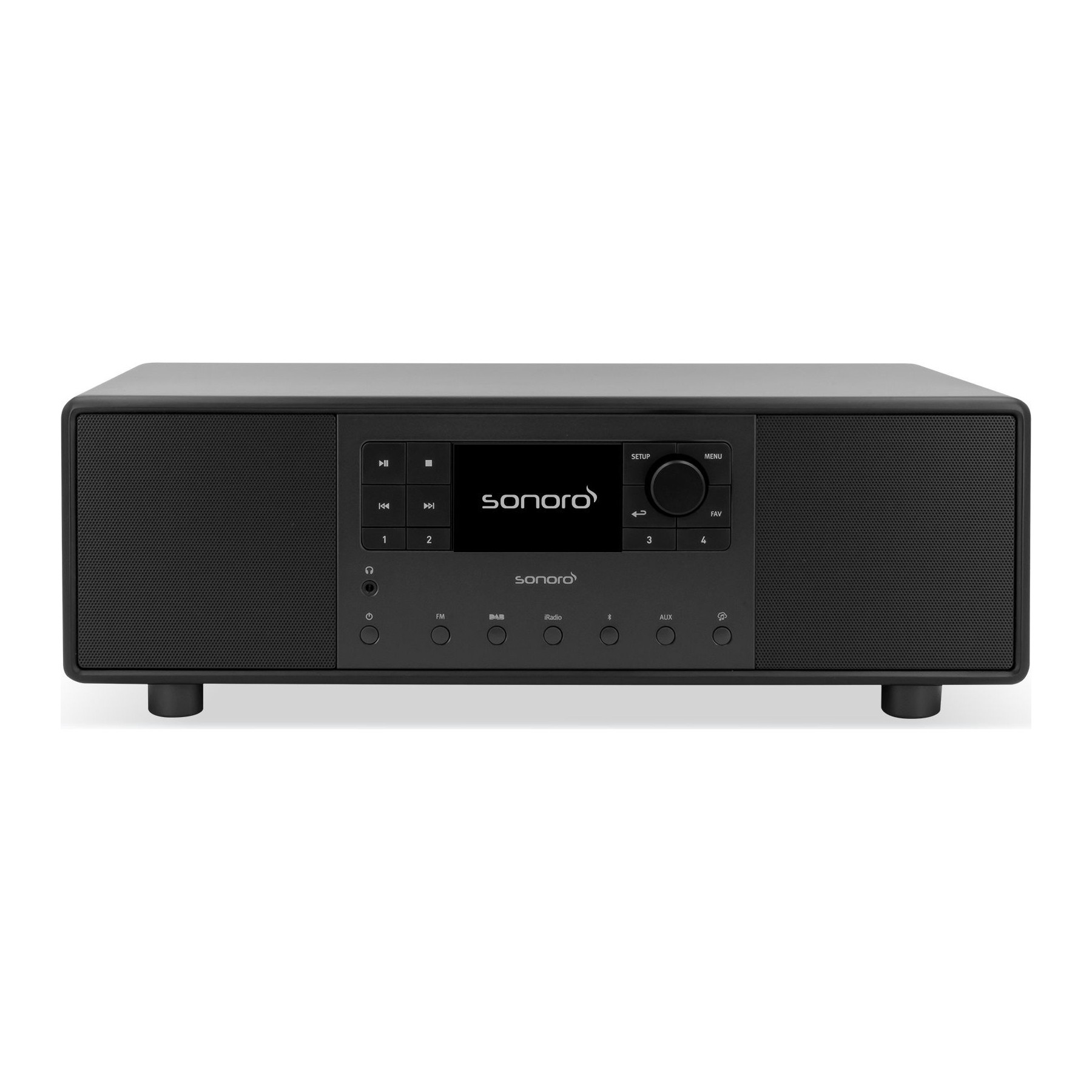 Chaîne HiFi SONORO PRIMUS Noir mat