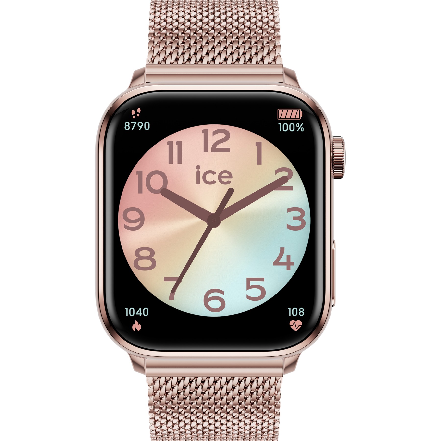 Montre connectée ICEWATCH Ice Smart 2.0 Rose Gold Brac Mill 1.96