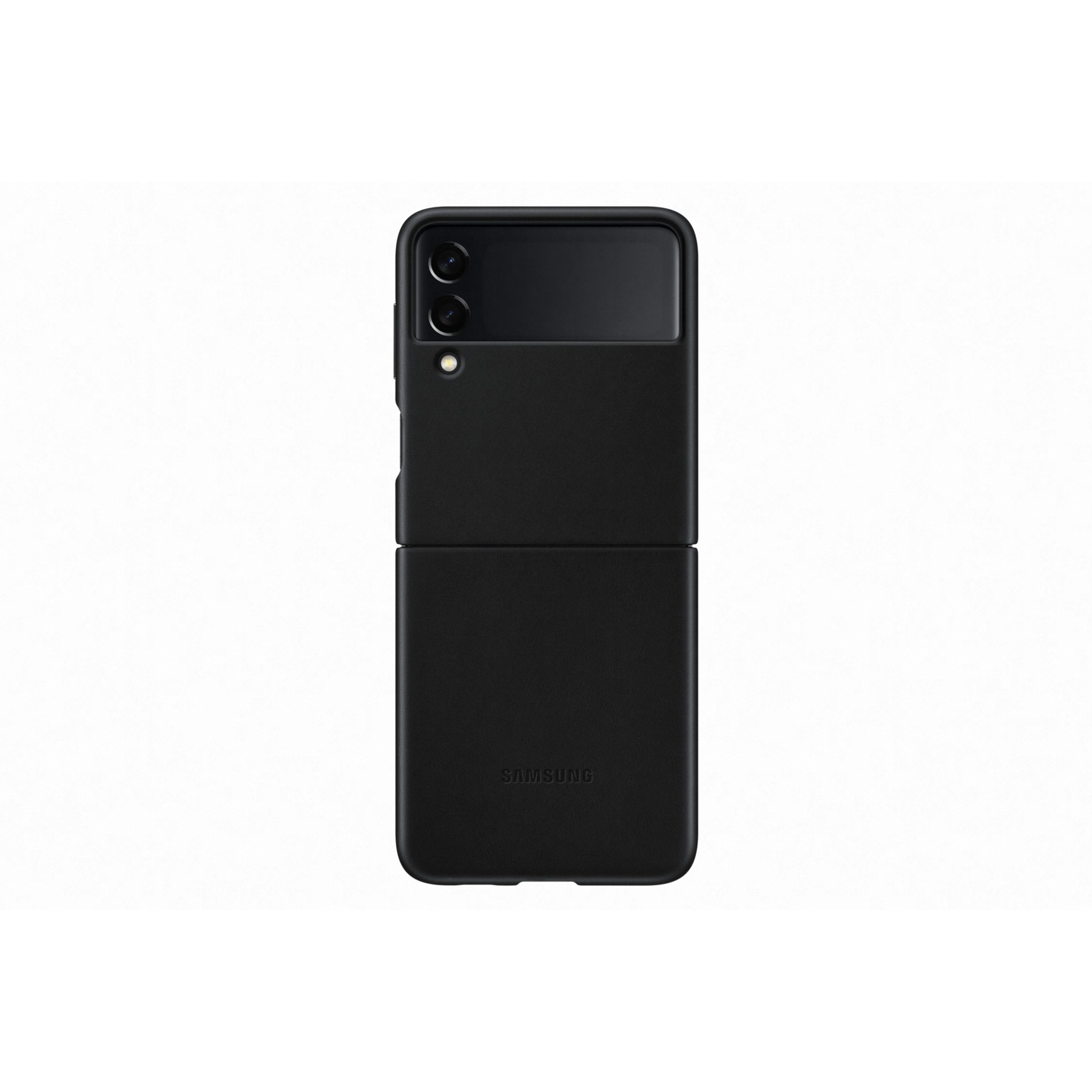 Coque SAMSUNG Z Flip 3 Cuir noir