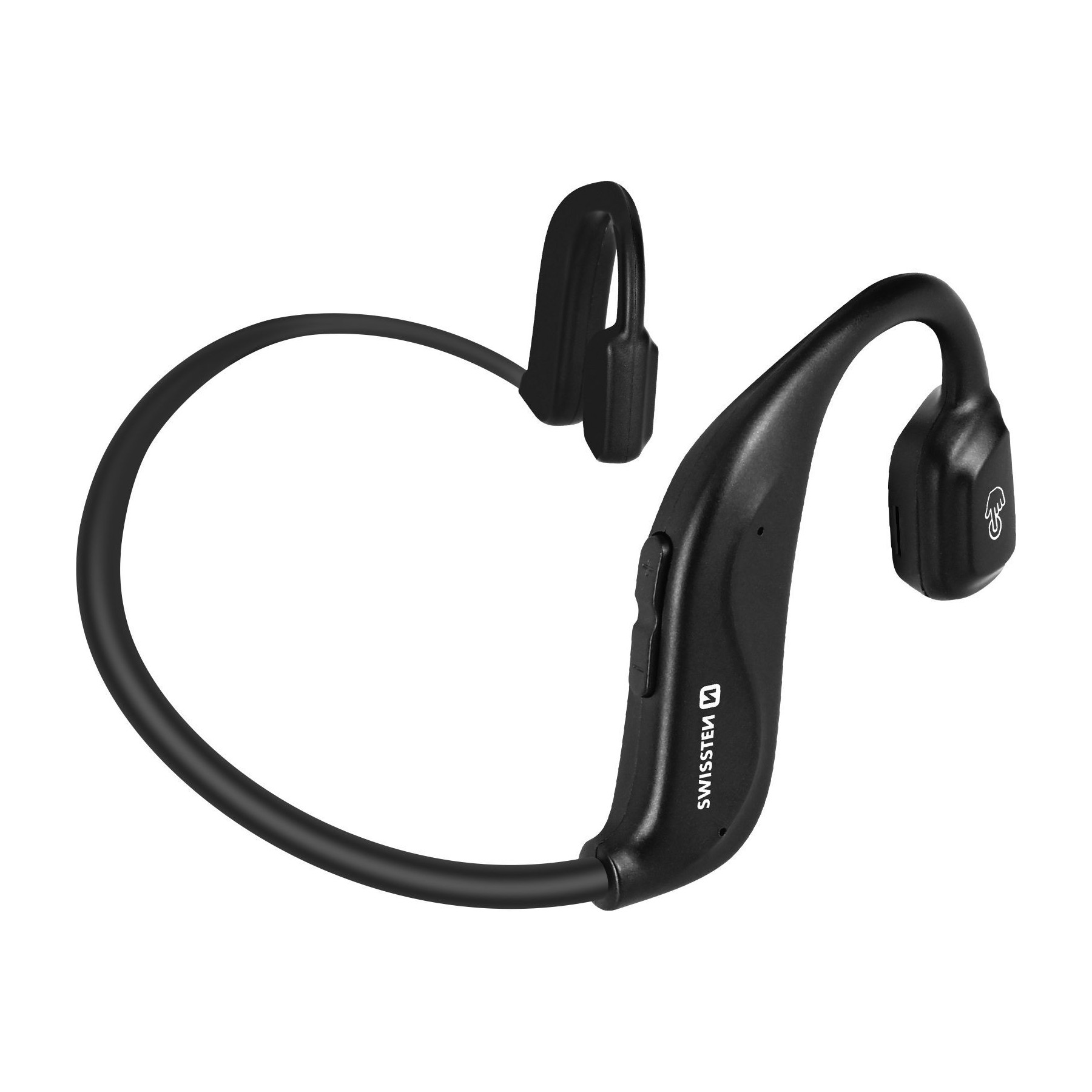 Casque SWISSTEN Conduction Osseuse Bluetooth Sport Noir