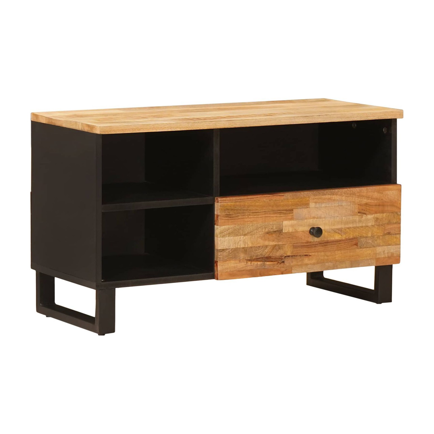 Meuble TV HELLOSHOP26 Meuble TV rectangulaire fonctionnel avec