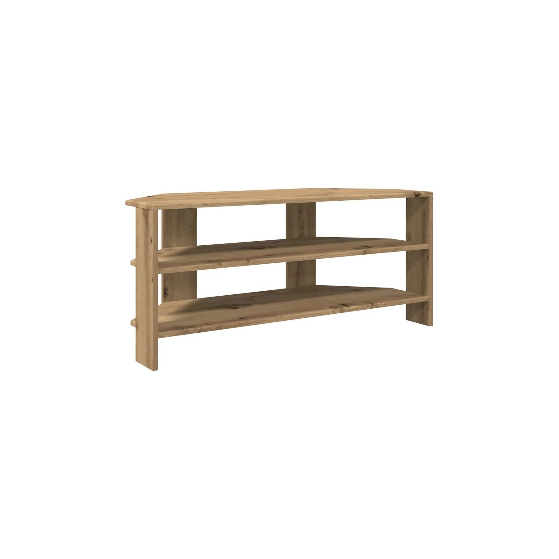 Meuble TV HELLOSHOP26 Meuble TV d'angle moderne rangement prat