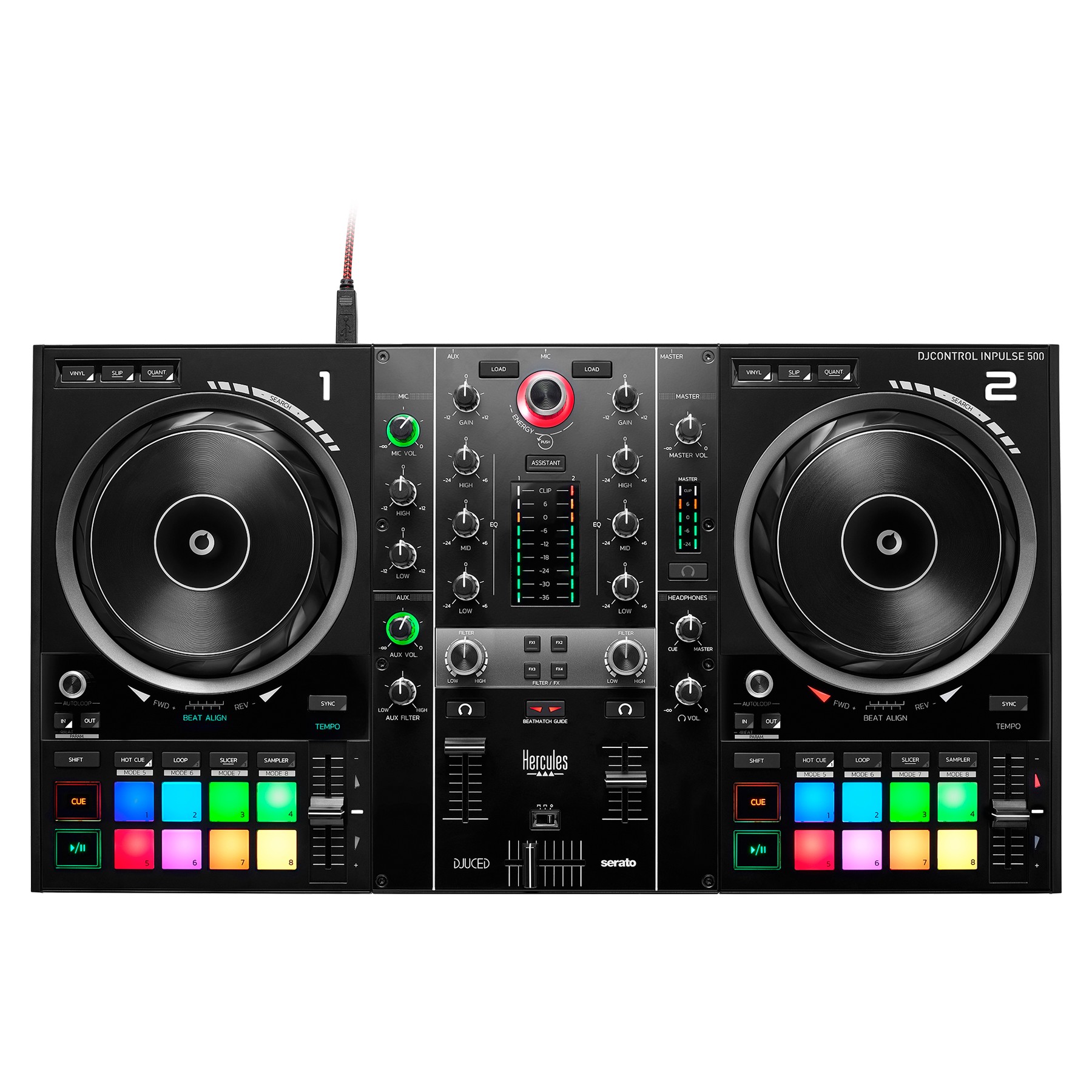 Contrôleur USB HERCULES DJ CONTROL INPULSE 500