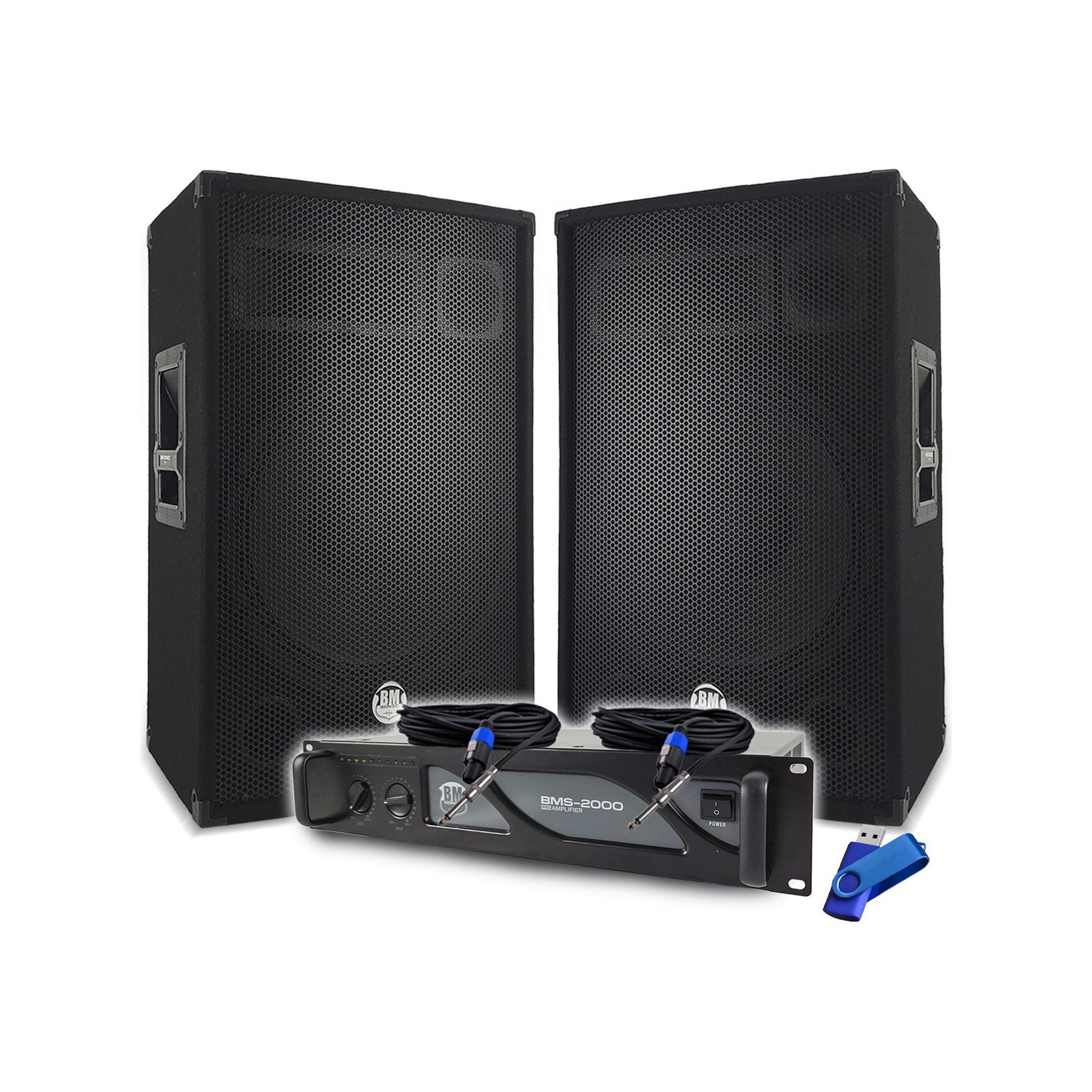 Pack sono BM SONIC Pack Sono DJ BM SONIC Amplificateur 2000