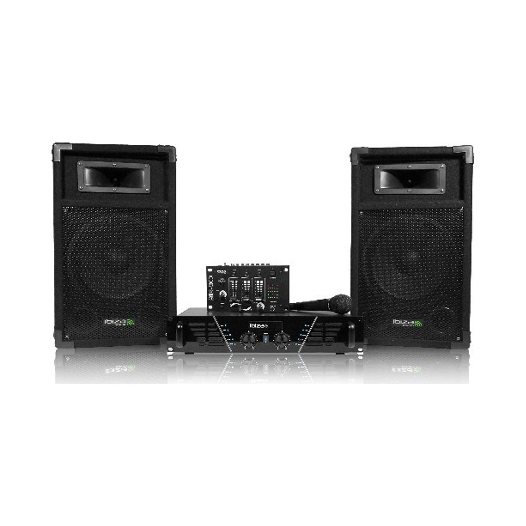 Pack sono IBIZA Pack sono 480W+table de mixage+2  HP+mic