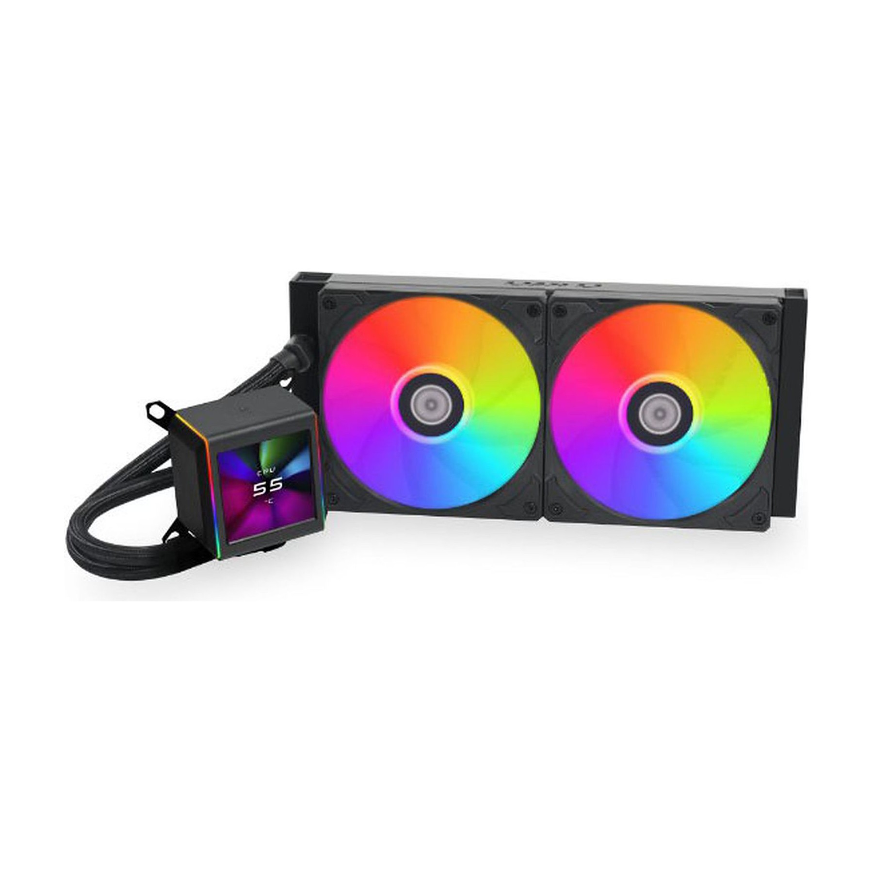 Kit de refroidissement LIAN LI Galahad II LCD - 280 mm Noir