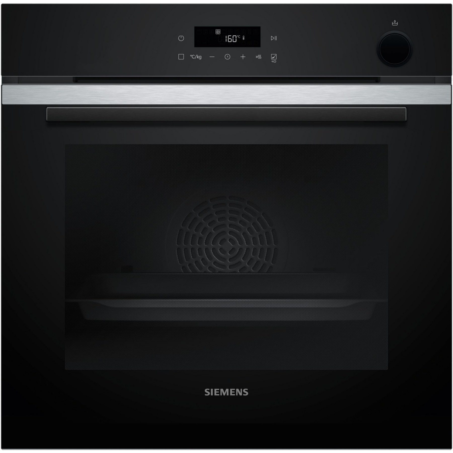 Four encastrable SIEMENS HR272GES3 - Pyrolyse - Chaleur pulsée - Ajout Vapeur - Porte froide - Rails télescopiques - iQ500