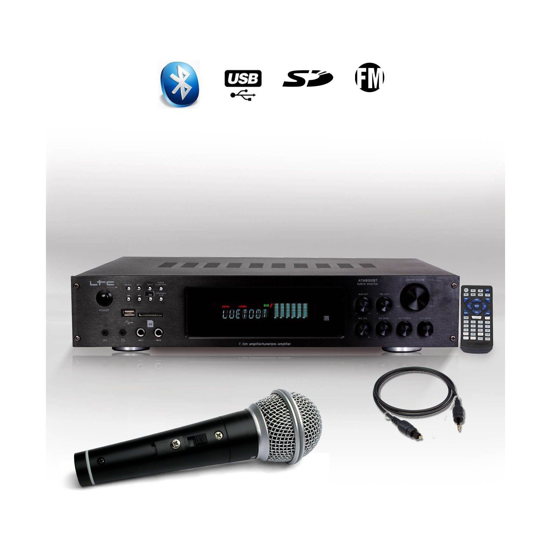 Pack sono LTC AUDIO AMPLIFICATEUR HIFI & KARAOKE LTC ATM8000