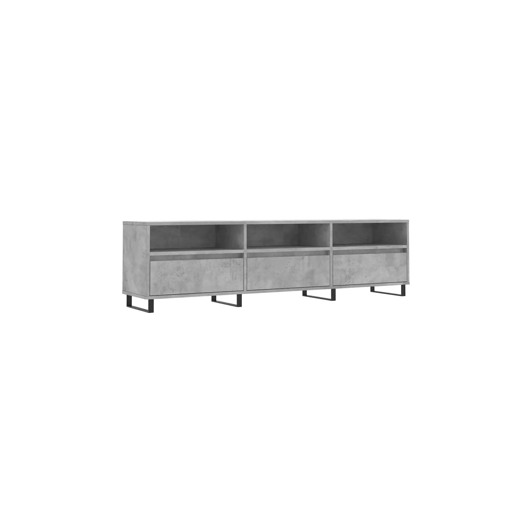 Meuble TV HELLOSHOP26 Meuble TV design moderne rangement salon