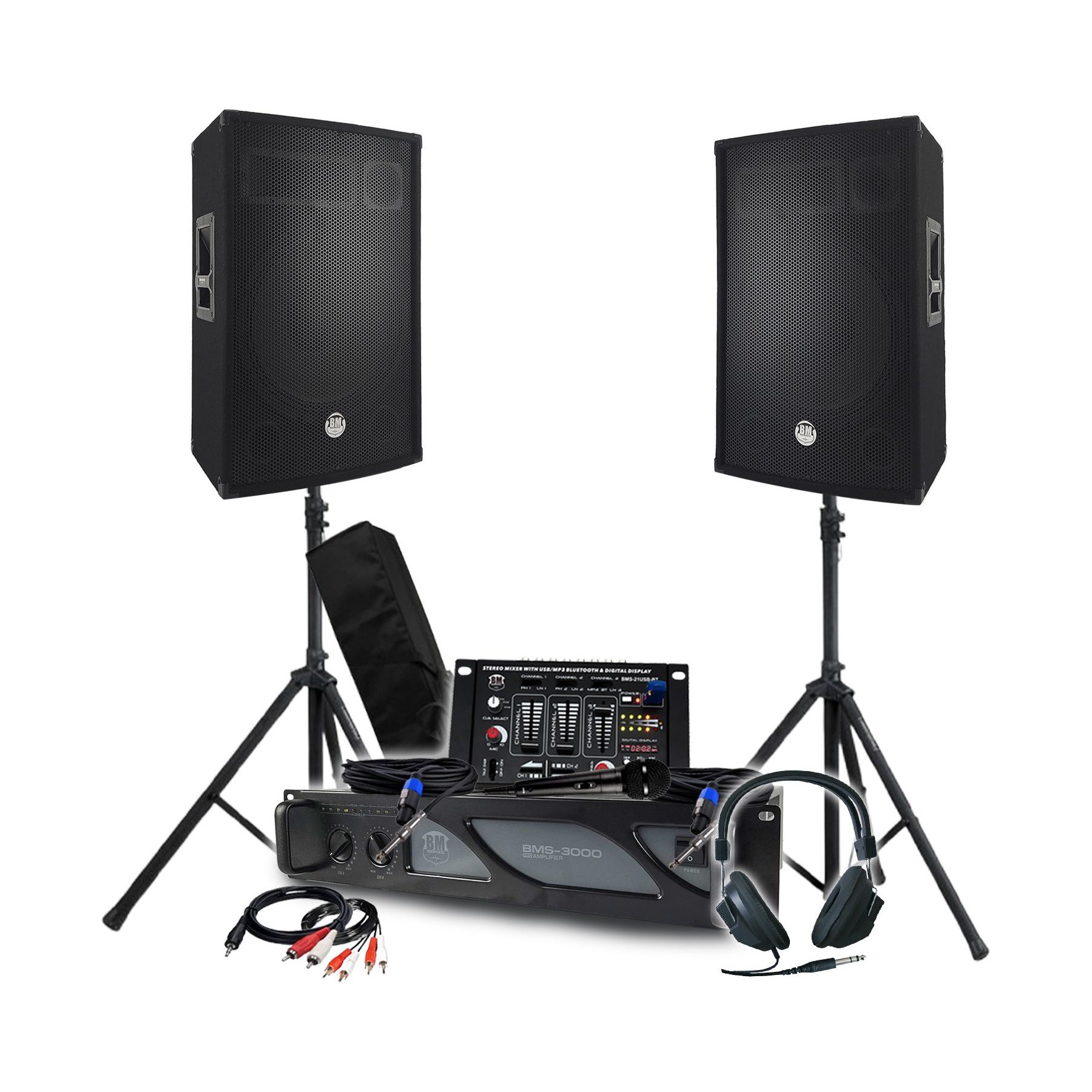 Pack sono BM SONIC Pack Sono BM SONIC Amplificateur 3000W,