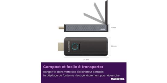 Adaptateur bluetooth MARMITEK HDMI sans fil pour TV HD2