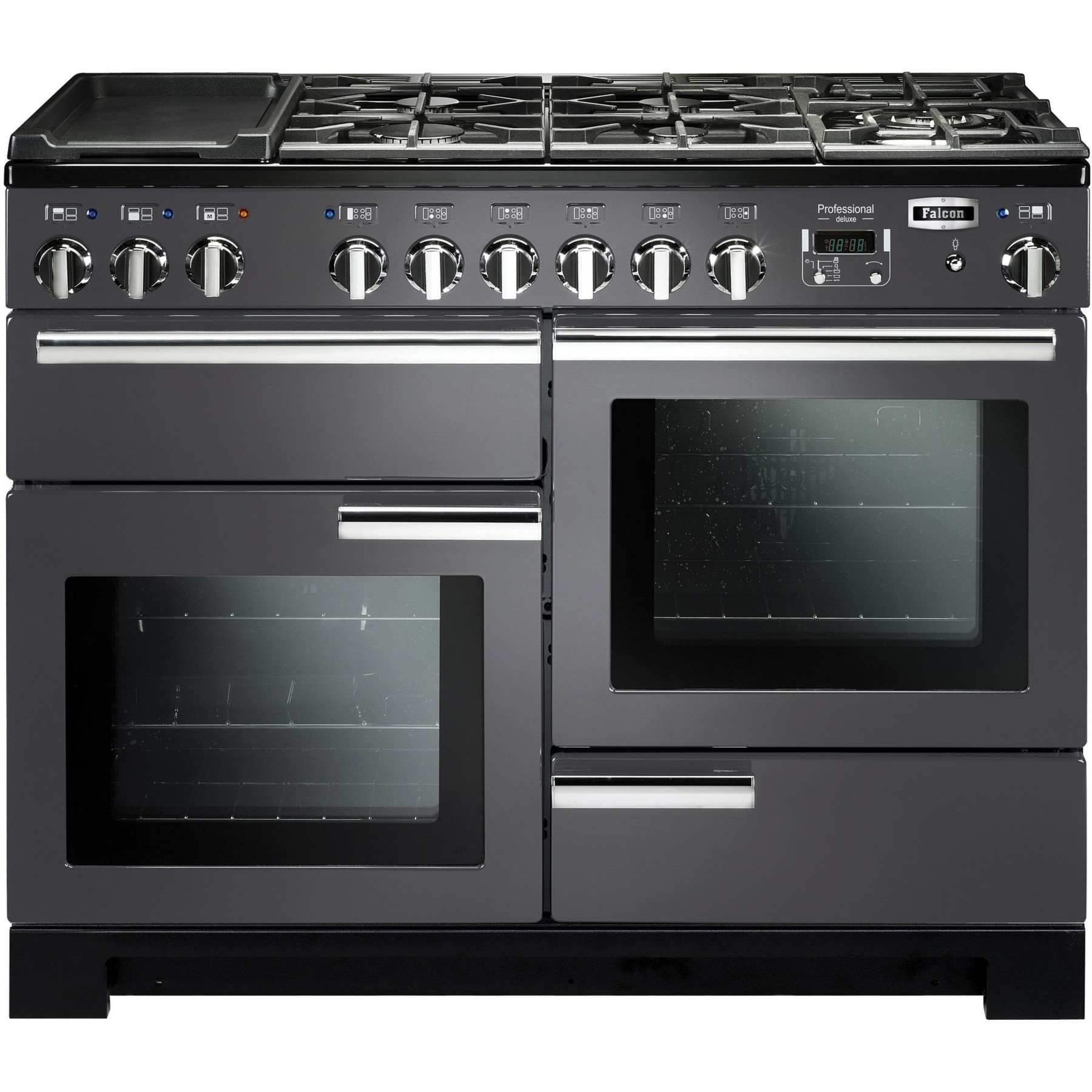 Piano de cuisson gaz FALCON PRODELUX110 MIXT GRIS/CHROME