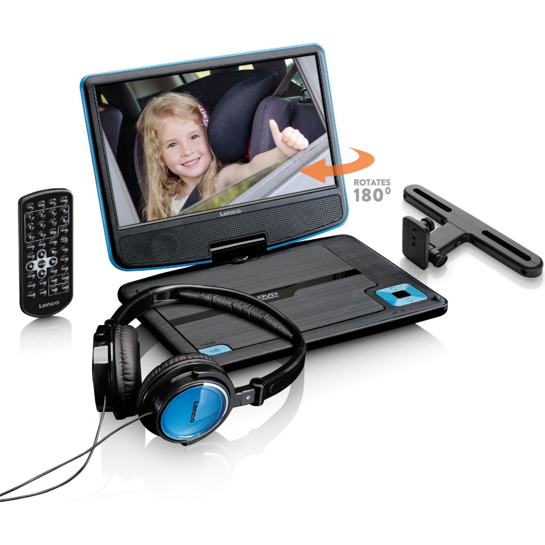 Lecteur DVD portable LENCO DVP-910BU