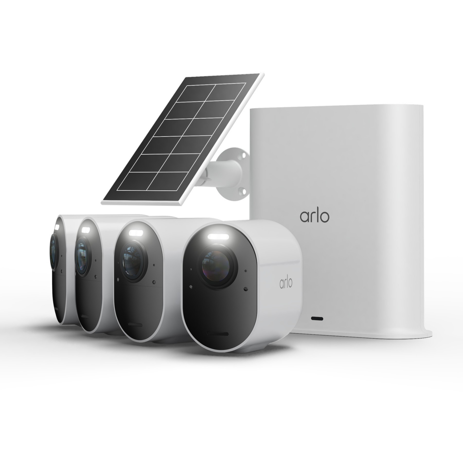 Caméra de surveillance ARLO Pack 4cam.ext. 4K Ultra3+panneau solaire
