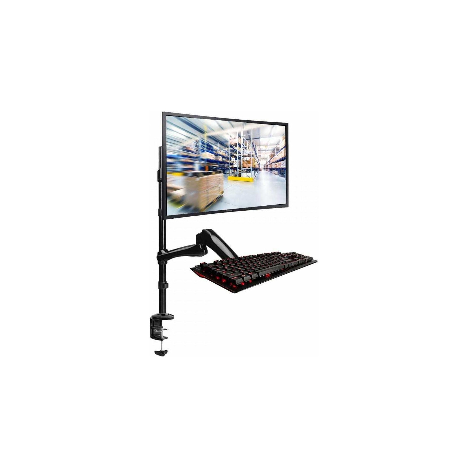 Support écran PC GENERIQUE Support Ecran PC et Clavier pour Poste
