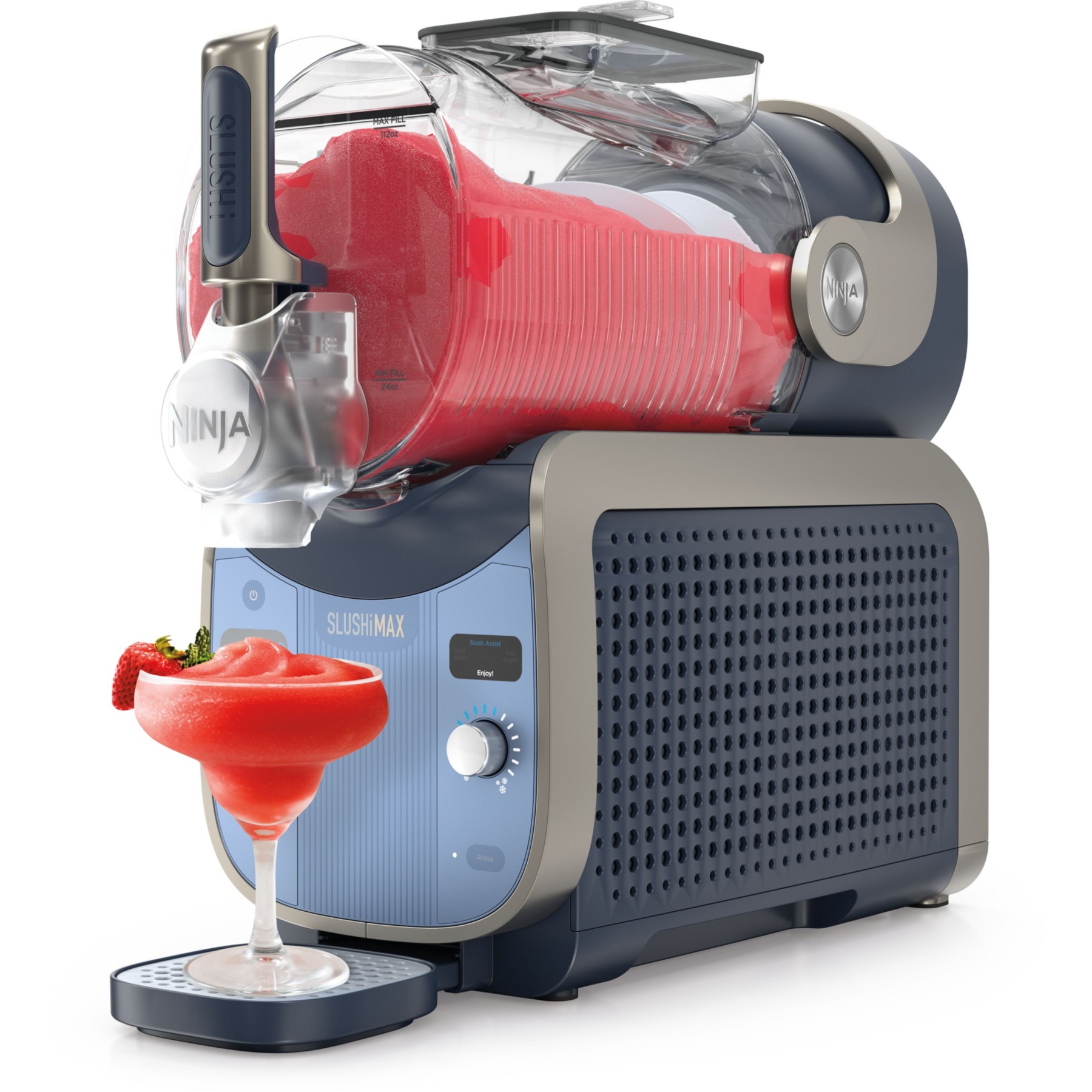 Machine à granita NINJA SLUSHI MAX  FS605EUBL,Granités, Cocktails Glacés, Milkshakes, 5 Programmes, 4,4 L