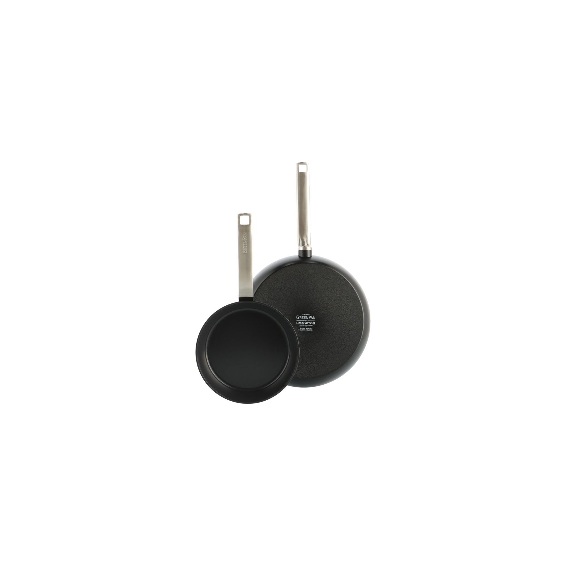 GREENPAN Set 2 Poêles 20 et 28 cm aluminium forgé