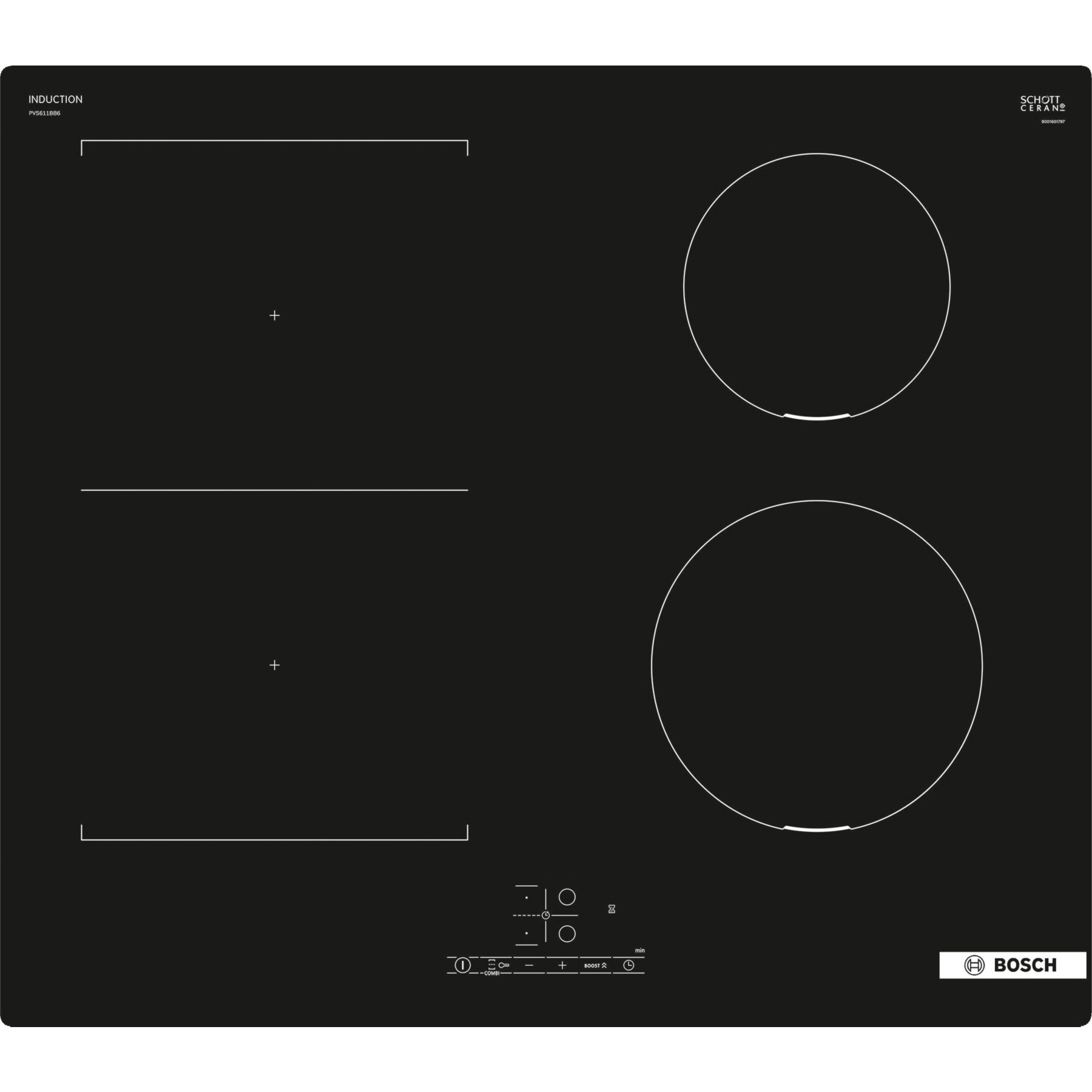 Plaque induction BOSCH PVS611BB6E