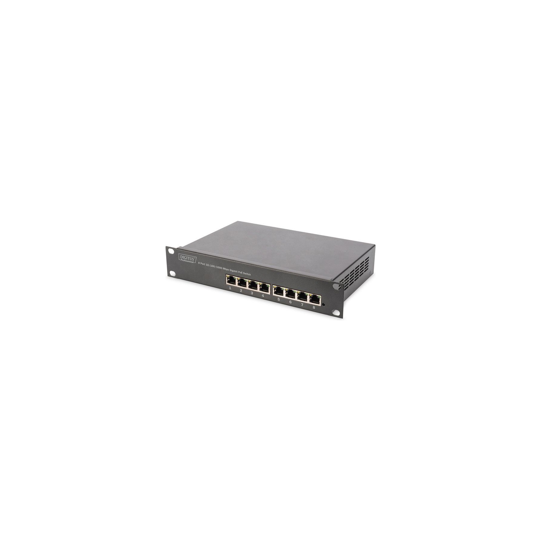 Switch ethernet CONECTICPLUS rackable 10" 8 Ports RJ45 POE Gigabit