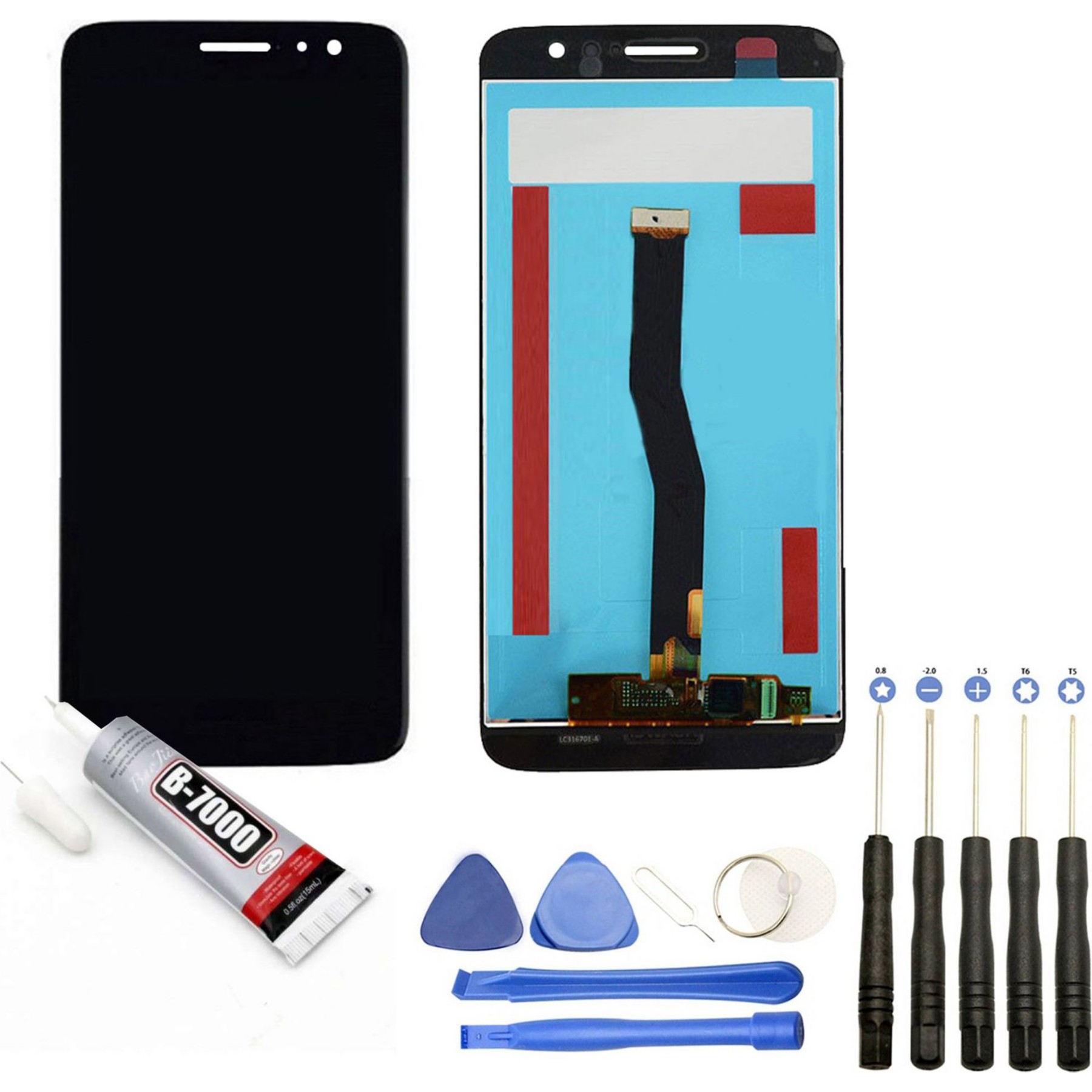 Ecran téléphone VISIODIRECT Vitre + LCD pour Huawei Nova Plus 5.5"