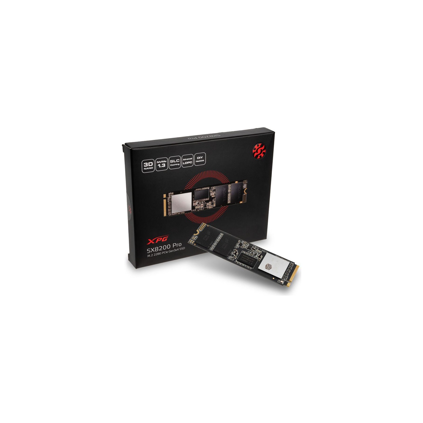 Disque SSD interne A-DATA ADATA XPG SX8200 Pro Series NVMe SSD, PC