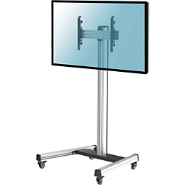 Pied TV KIMEX Support à roulettes écran TV 32" - 75"
