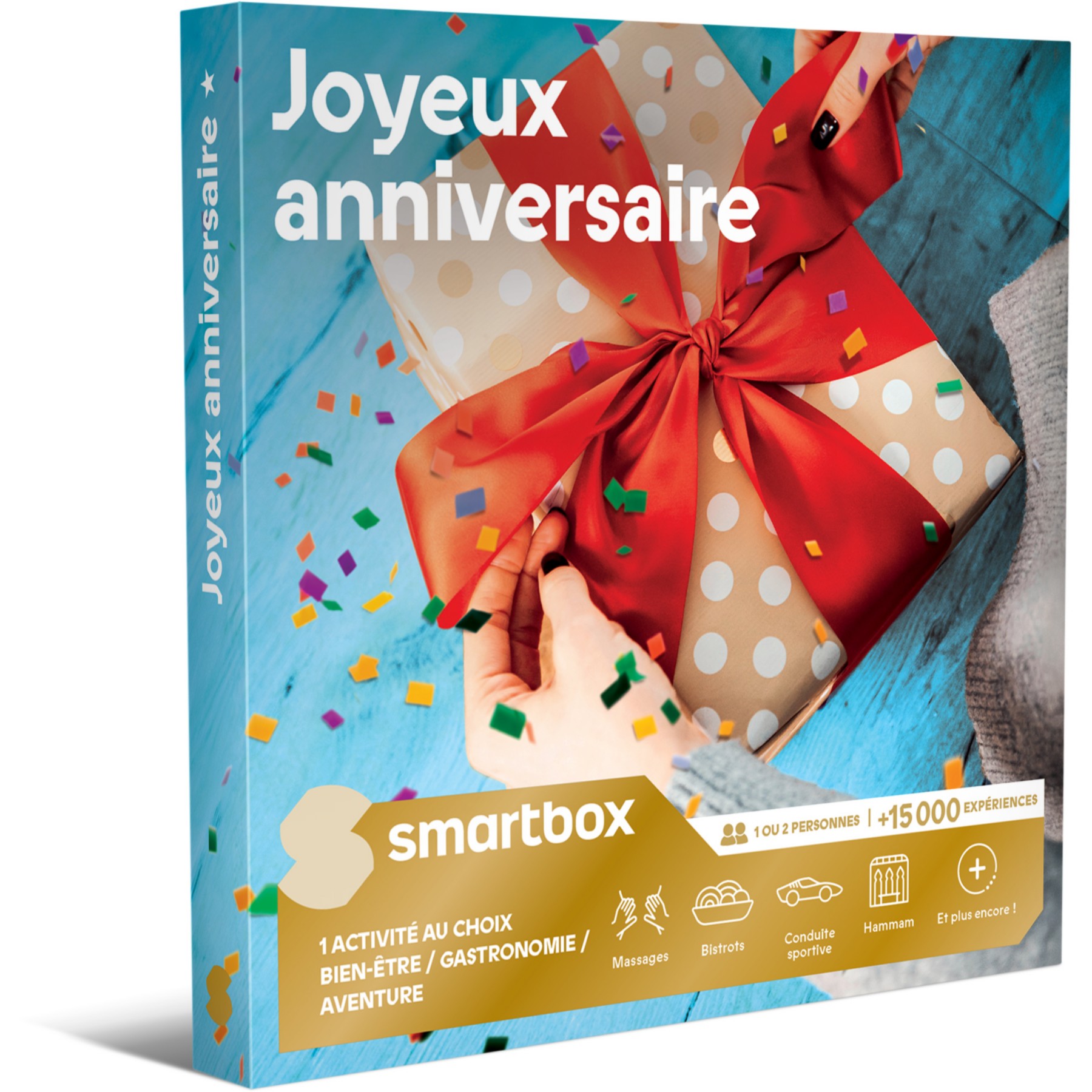 Coffret cadeau SMARTBOX Joyeux anniversaire 2