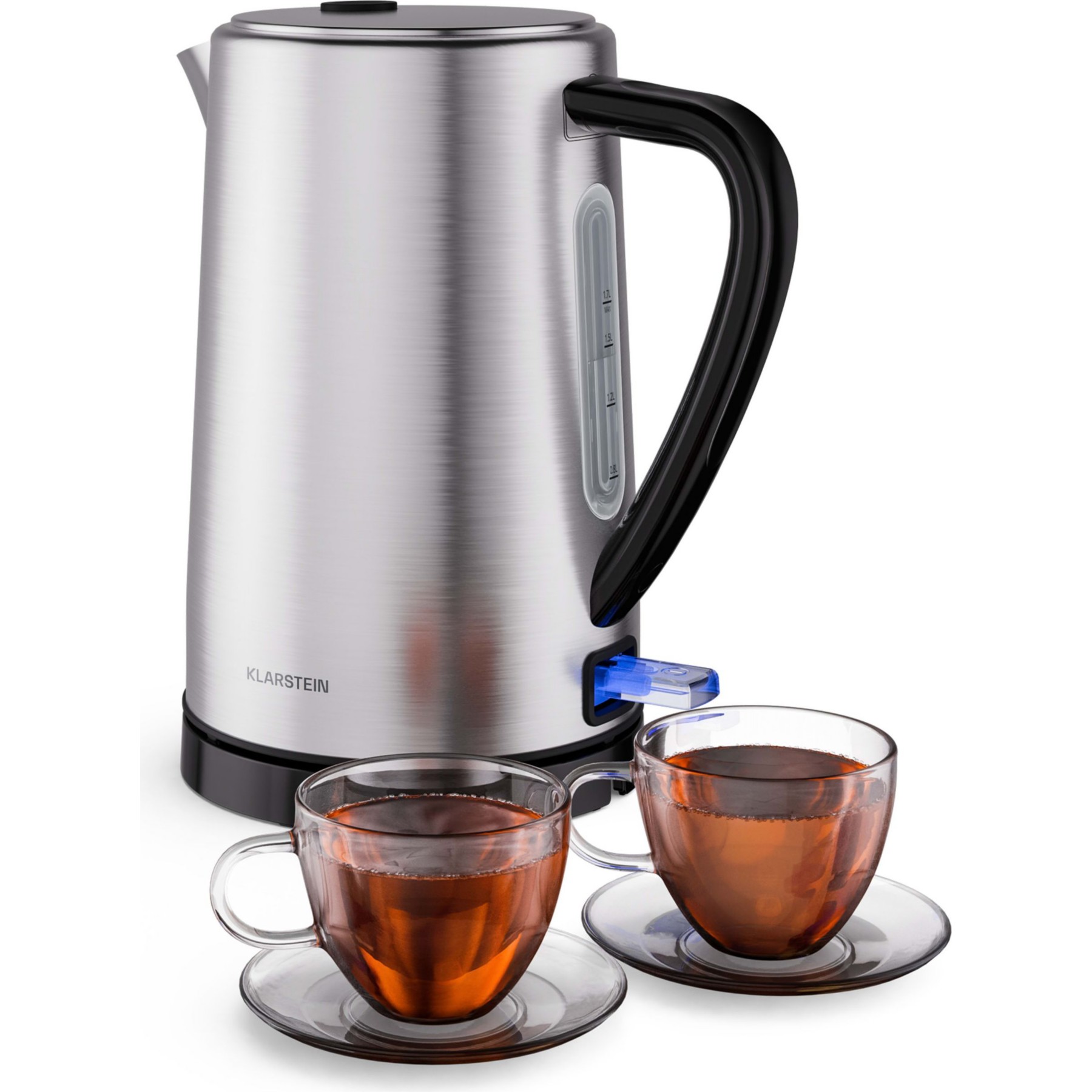 Bouilloire KLARSTEIN Verosteel 1,7L 2200W moderne Inox