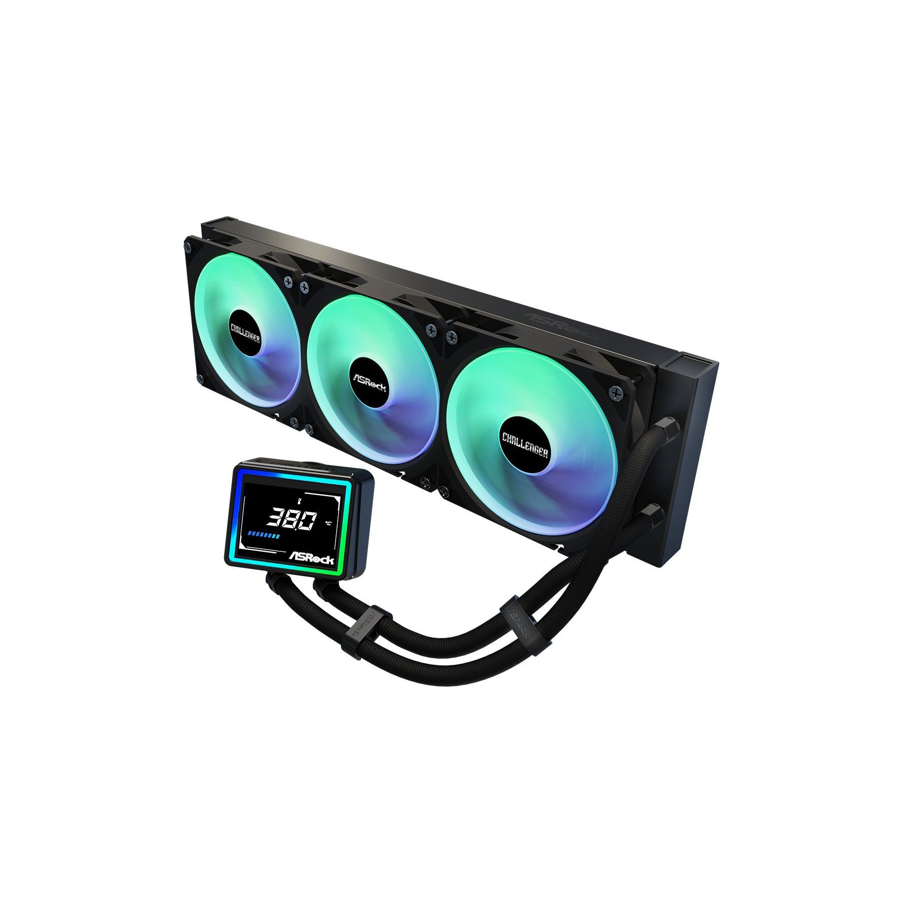 Kit de refroidissement ASROCK Challenger Digital - 360 mm Noir