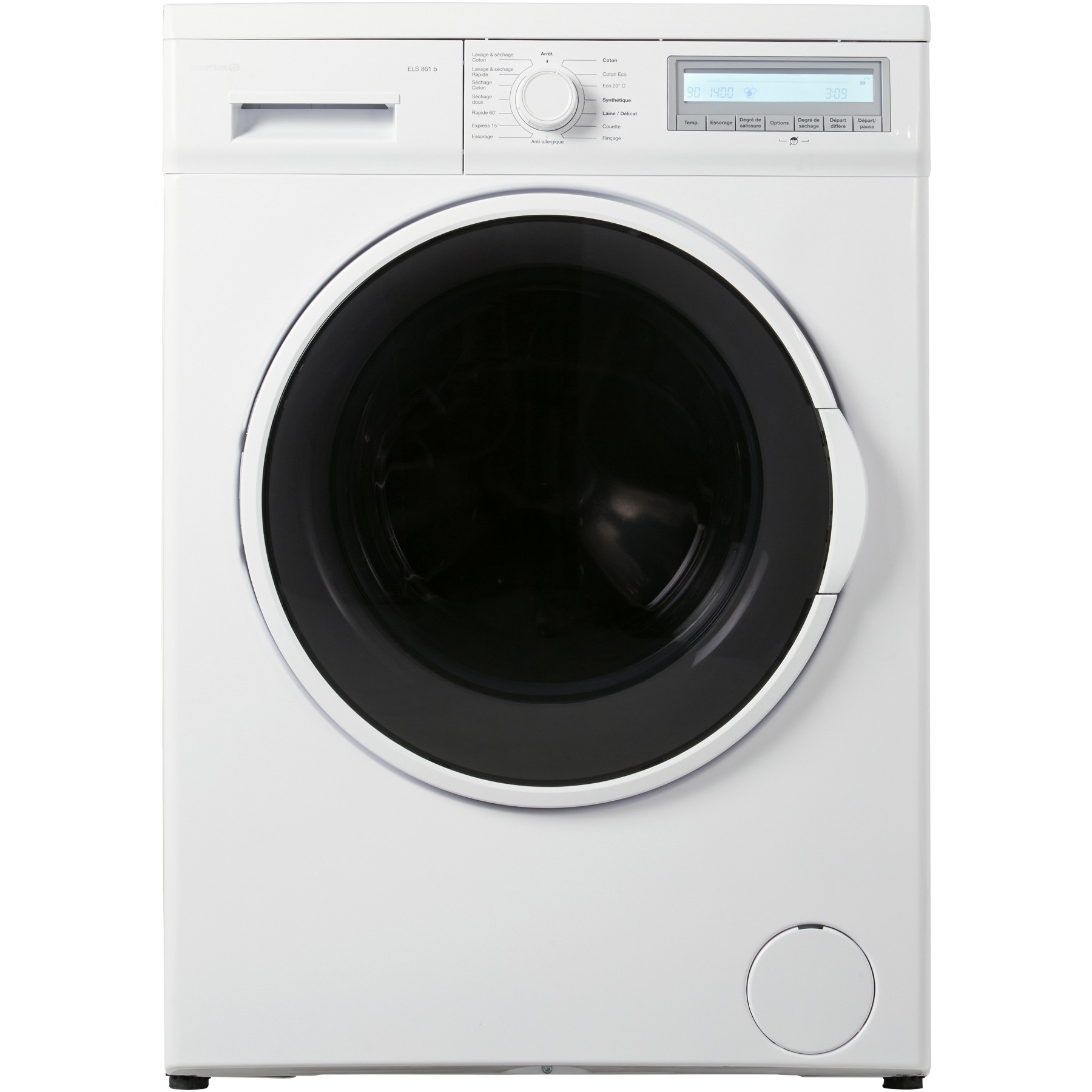 Lave linge séchant hublot ESSENTIELB ELS-861b Reconditionné