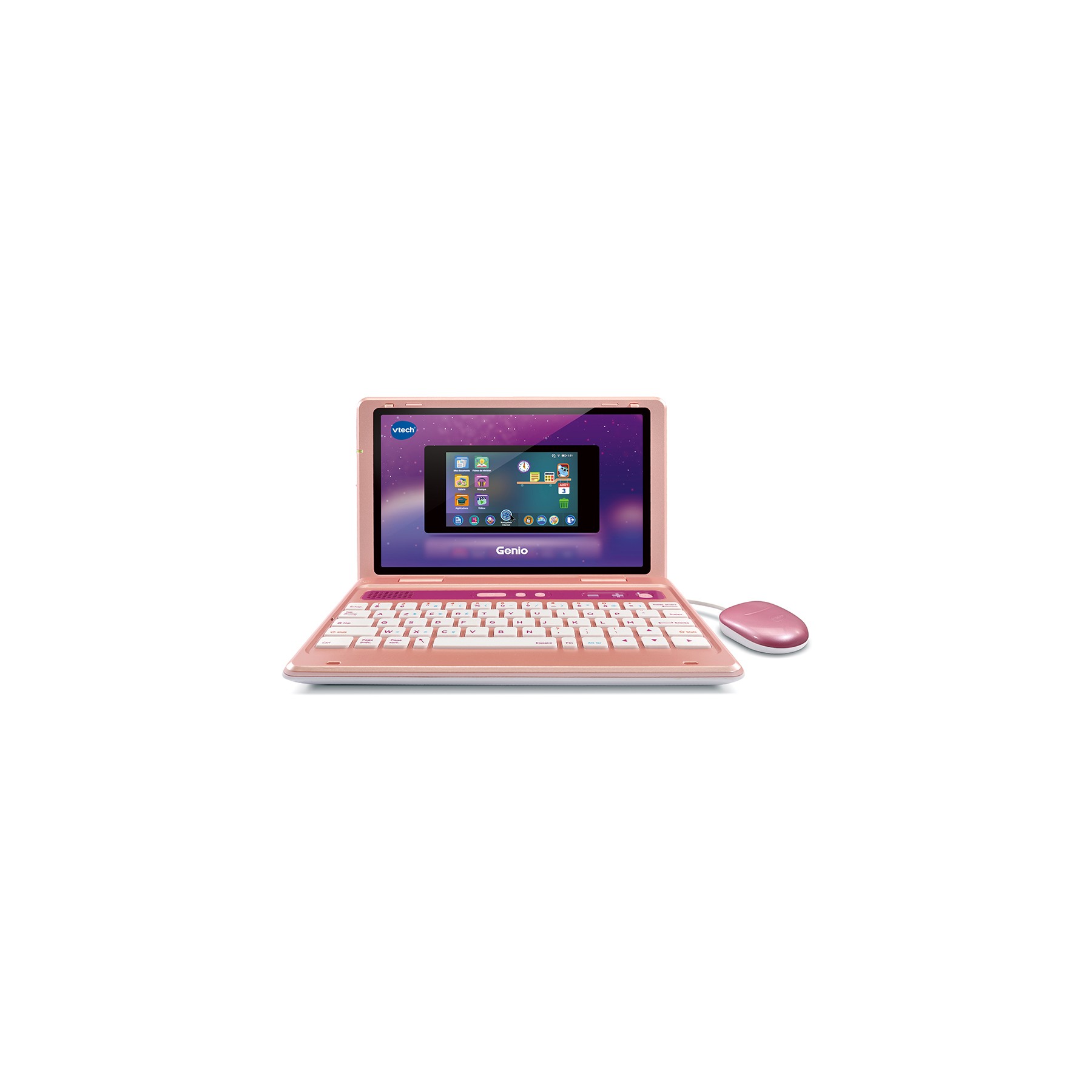 Ordinateur enfant VTECH Genio mon premier vrai ordi rose