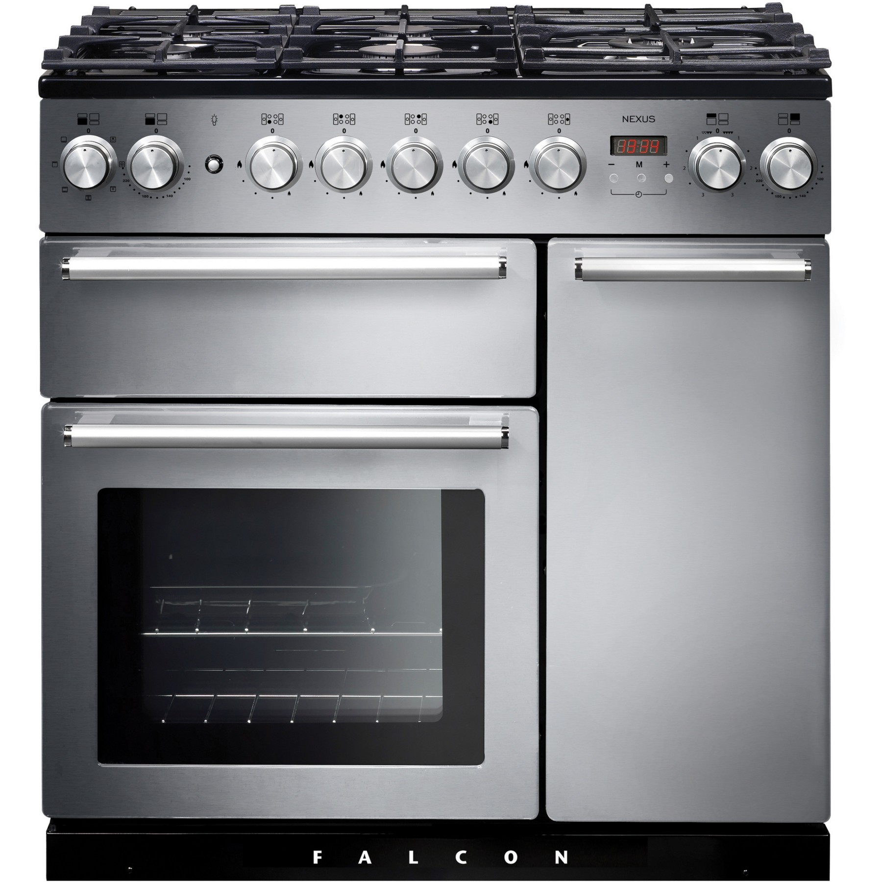 Piano de cuisson gaz FALCON NEXUS 90 INOX CHROME SATINÉ