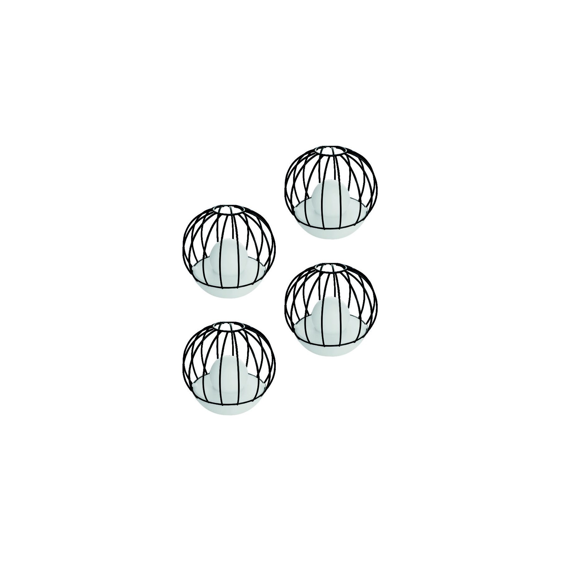 Balise solaire E.ZILIGHT EZIlight® Solar deco ball - Pack de 4 la
