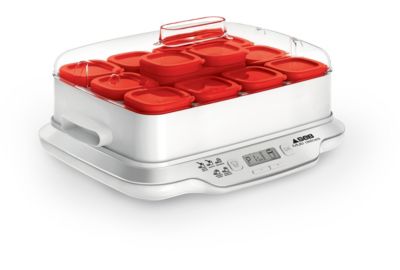 Yaourtière SEB MULTI DELICE Expres 12 pots rouge