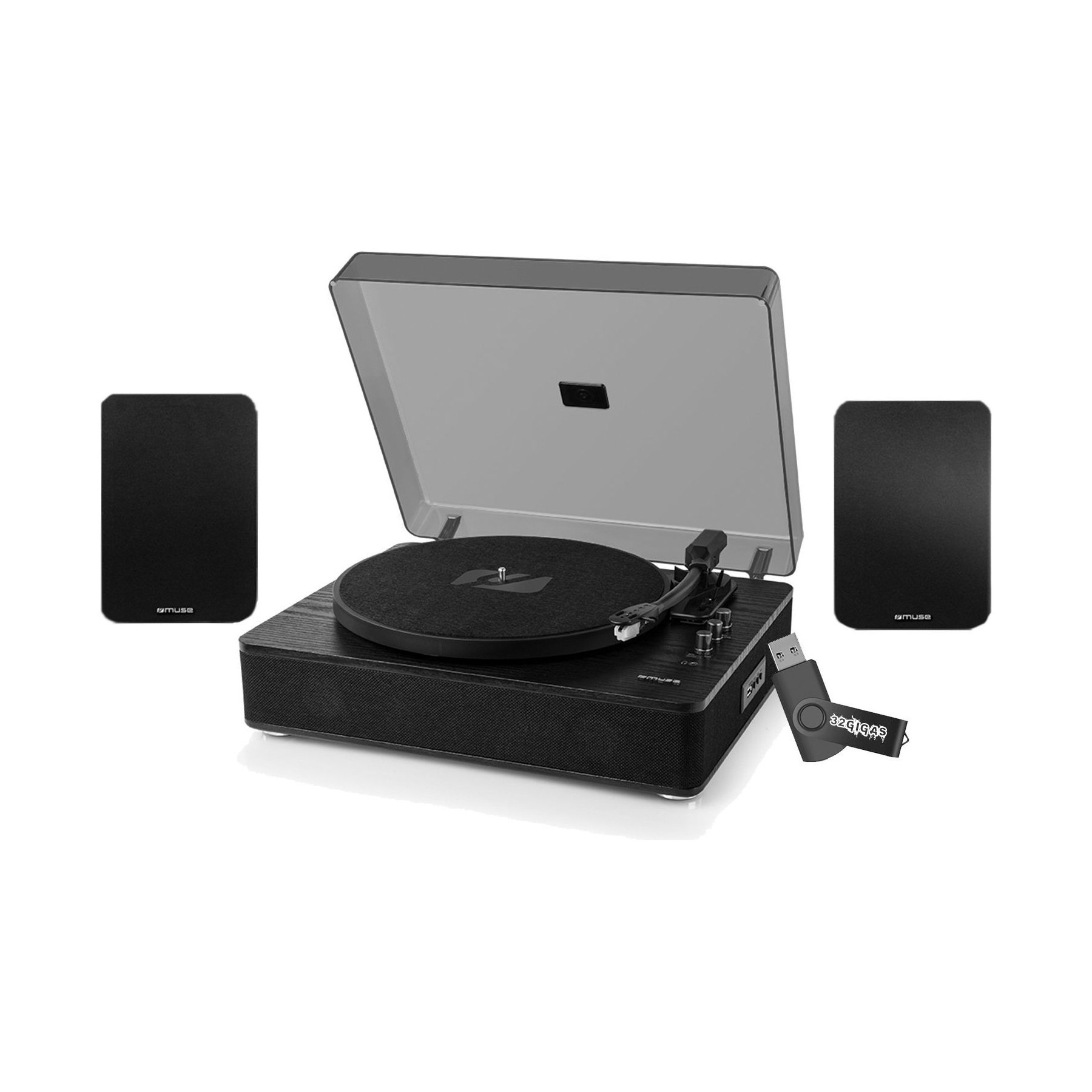 Platine vinyle MUSE MT-106-WD