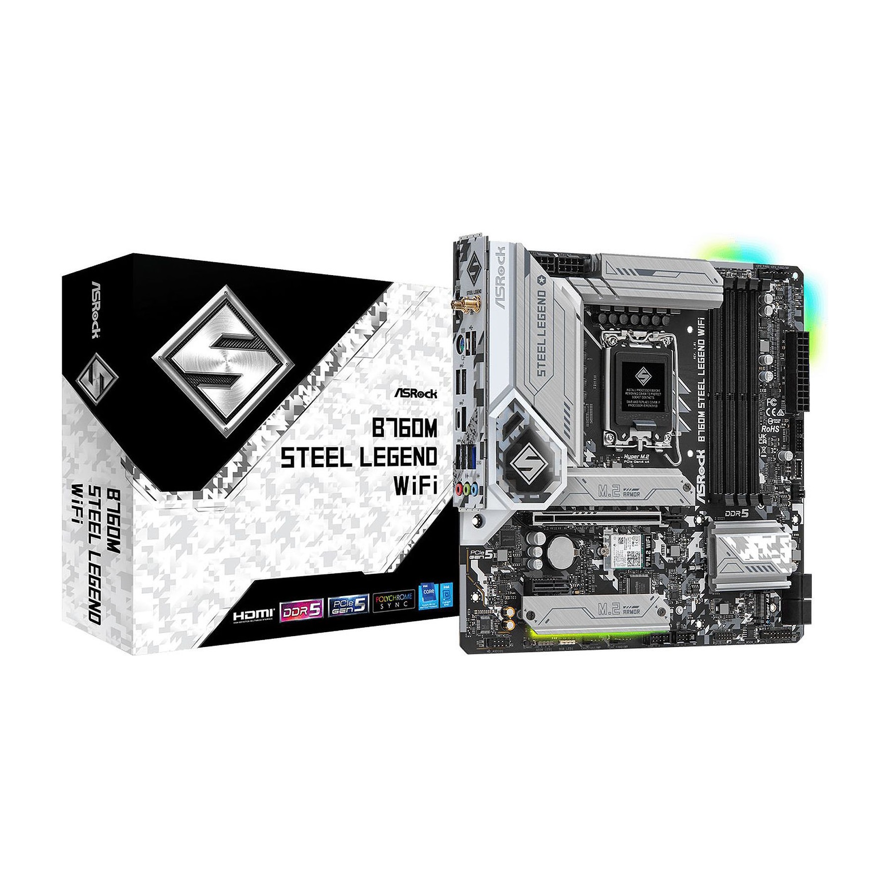 Carte mère ASROCK B760M STEEL LEGEND WIFI