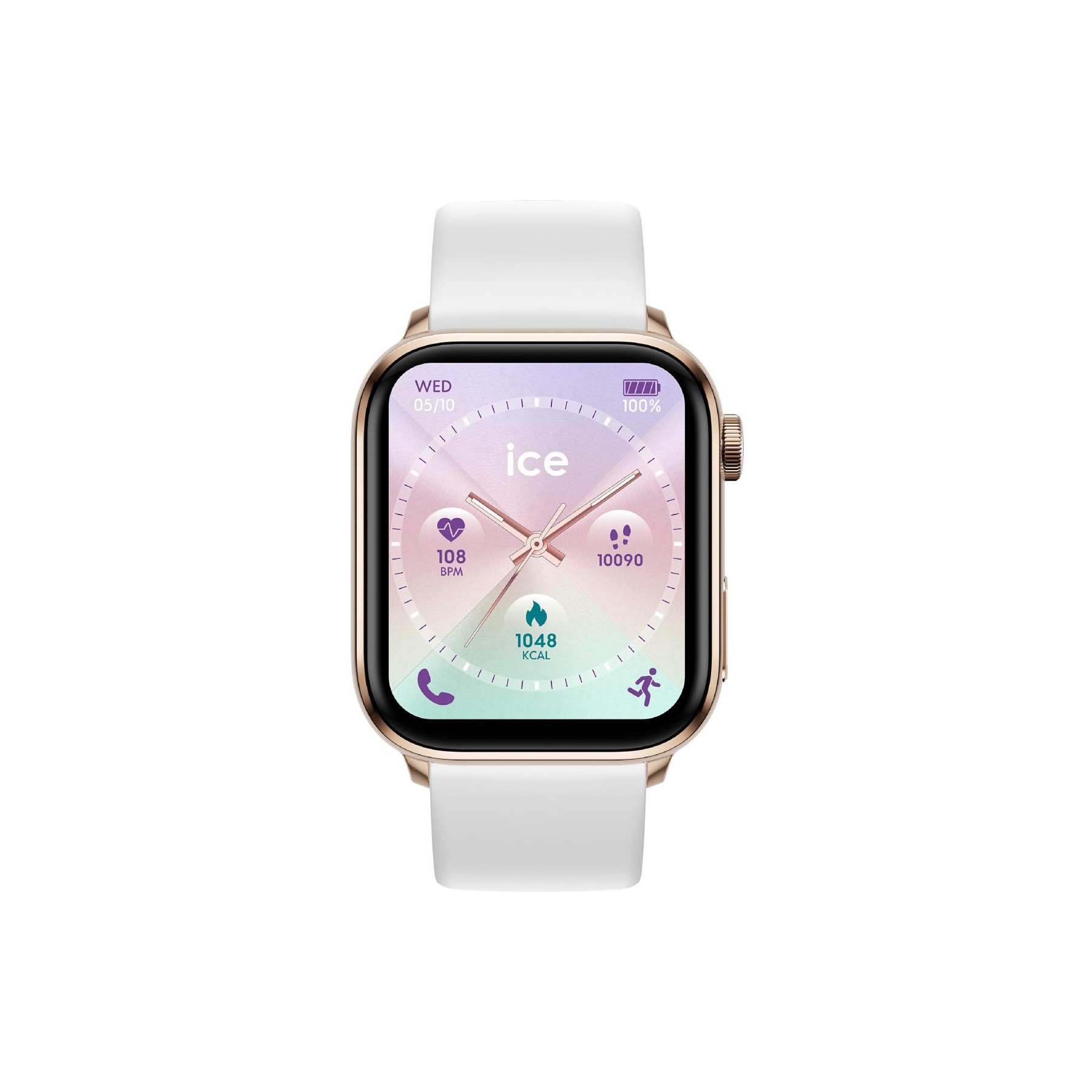Montre connectée ICEWATCH Ice Smart 3.0 Rose Gold Brac Blanc 1.78