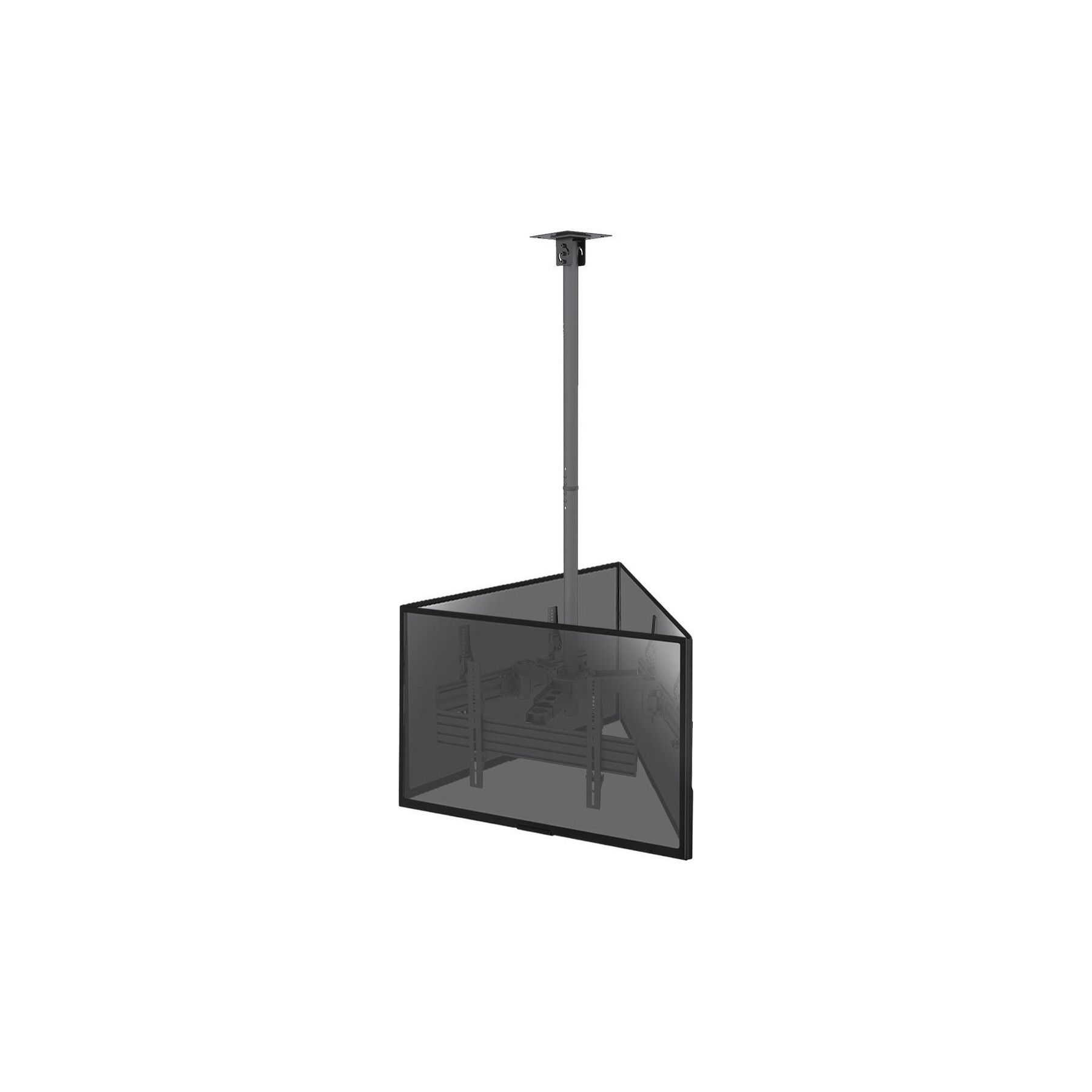 Support plafond TV KIMEX Support plafond 3 écrans 50" -75"