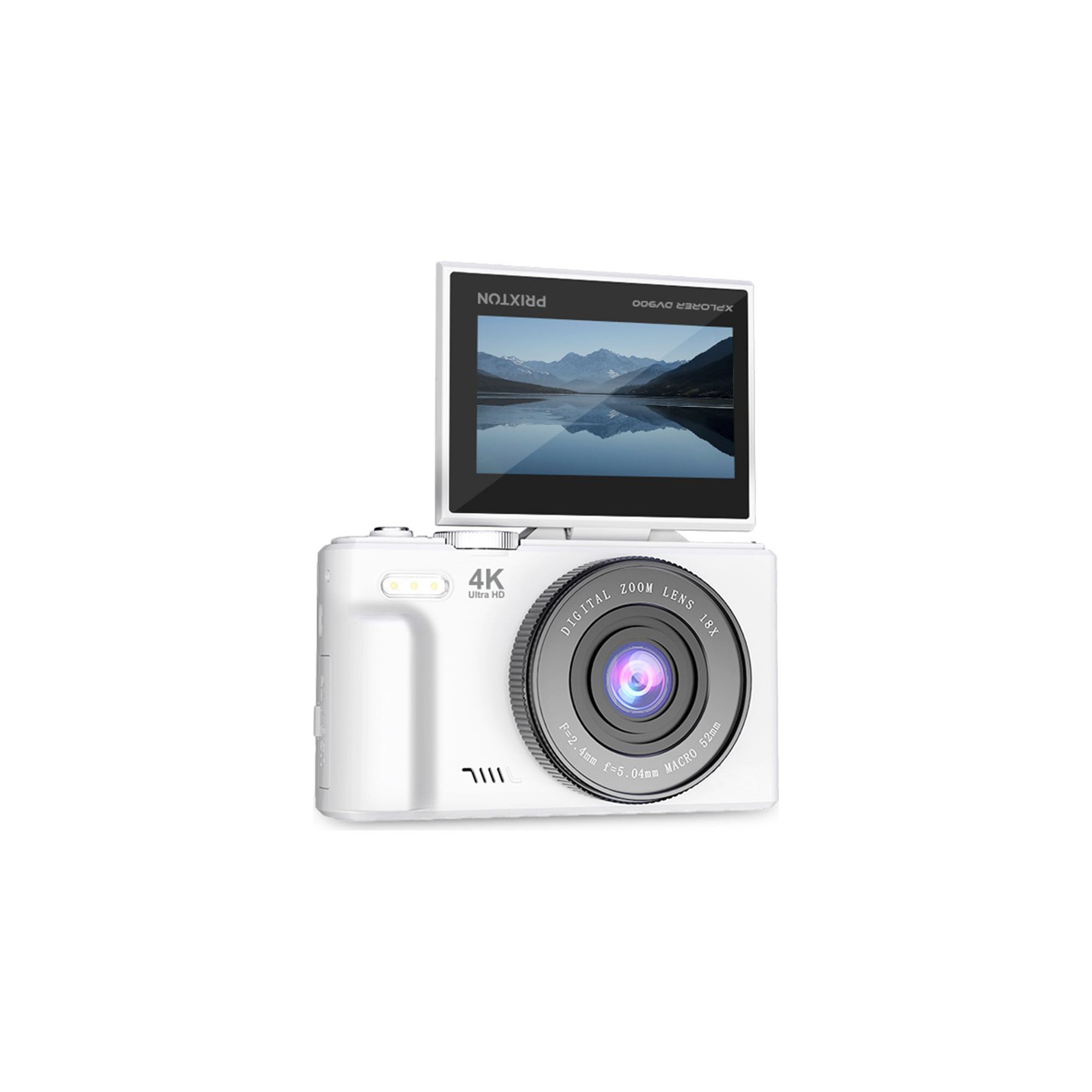 Caméra PRIXTON Caméra Digitale XPLORER WiFi Blanc