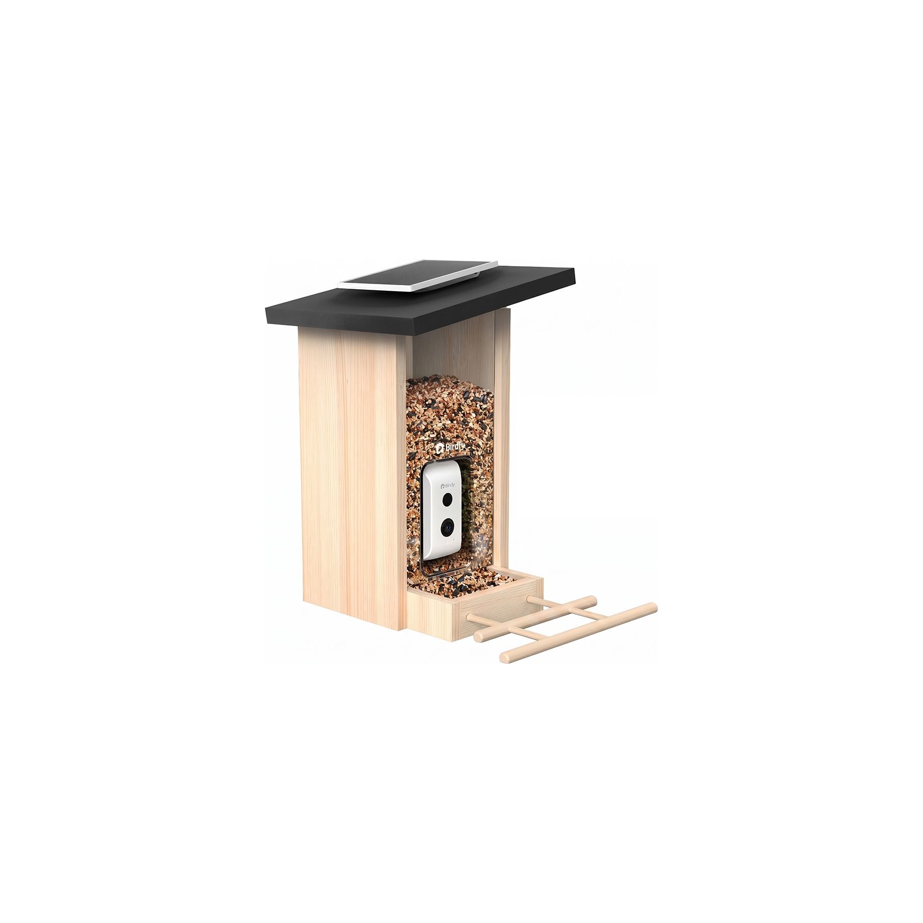 Distributeur de croquettes BIRDFY Birdfy Mangeoire pour Oiseaux avec Camér