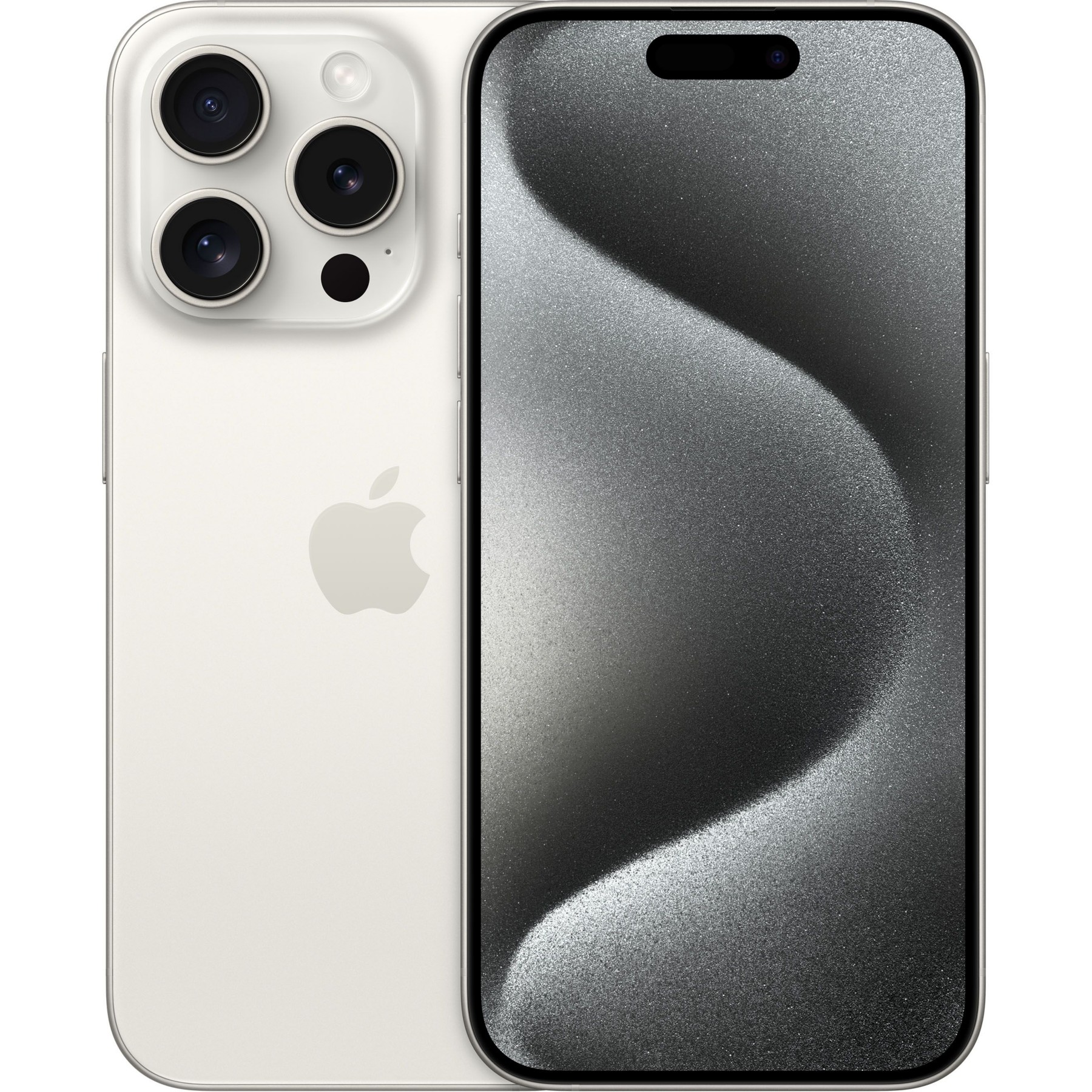 Smartphone APPLE iPhone 15 Pro Titane Blanc 256Go 5G Reconditionné