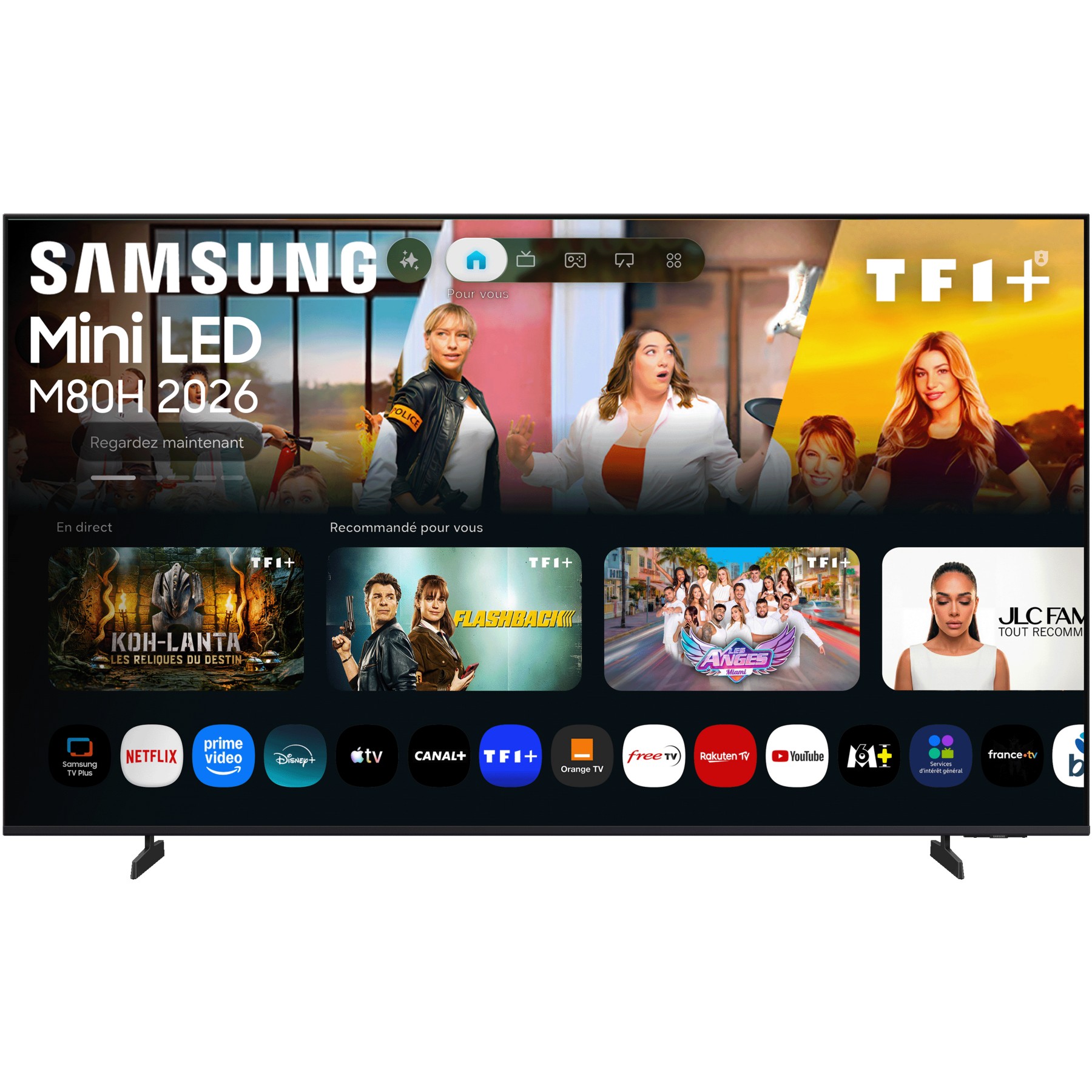 TV Mini LED SAMSUNG TU85M80H (2026) 85" (214 cm) 4K - Smart TV avec IA