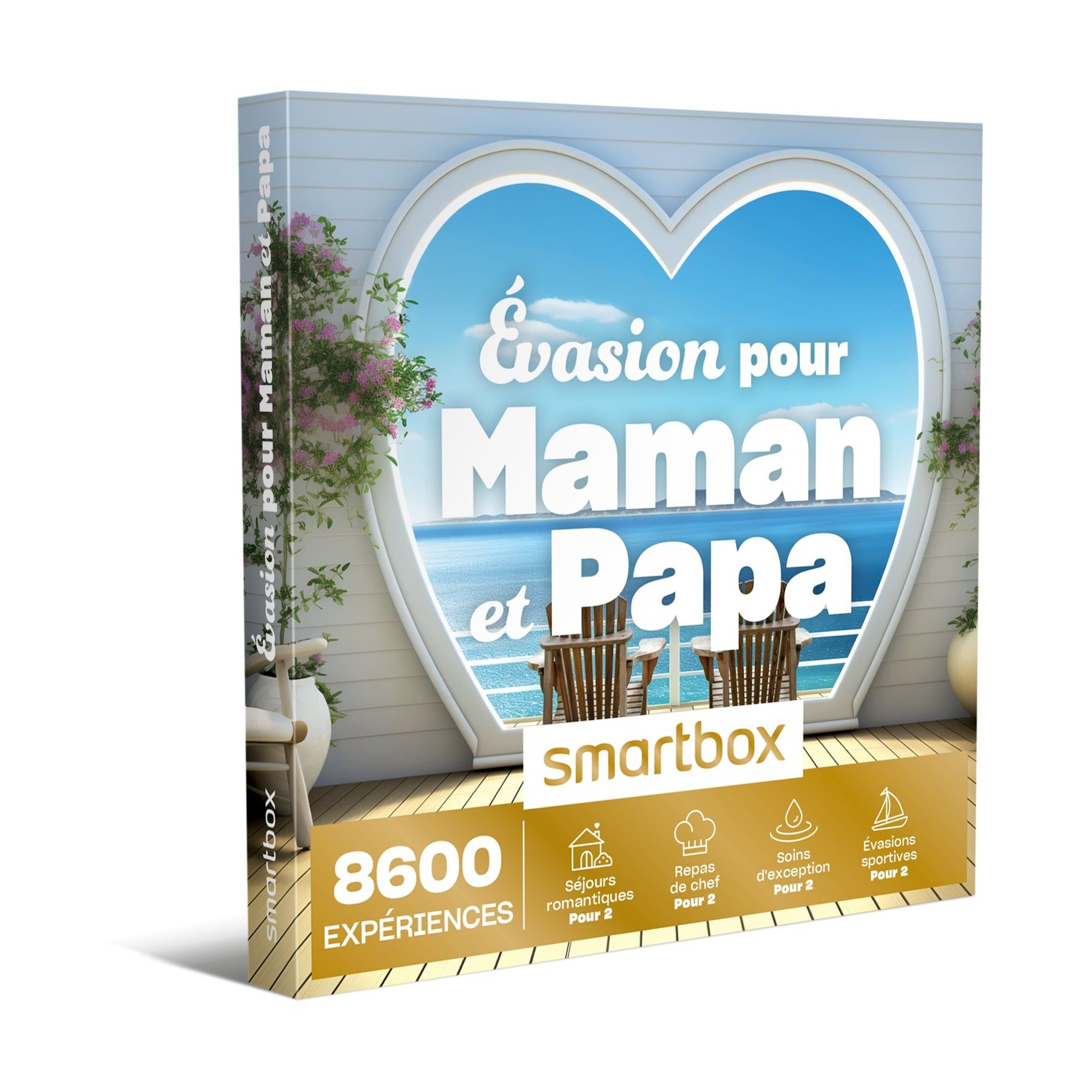 Coffret cadeau SMARTBOX Evasion pour maman et papa