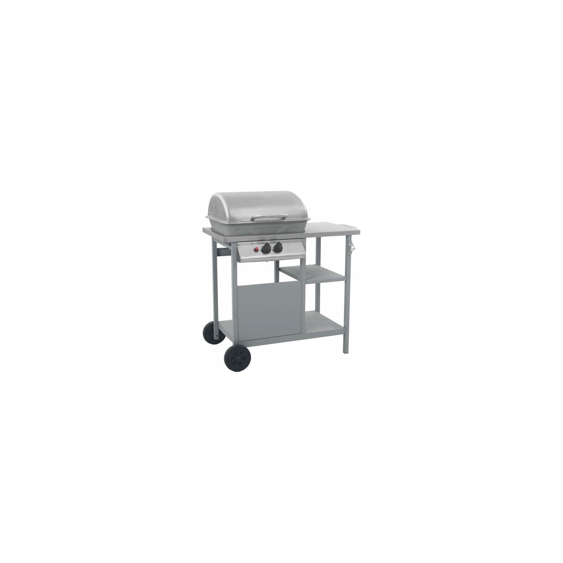 Barbecue gaz VIDAXL Acier  Argent
