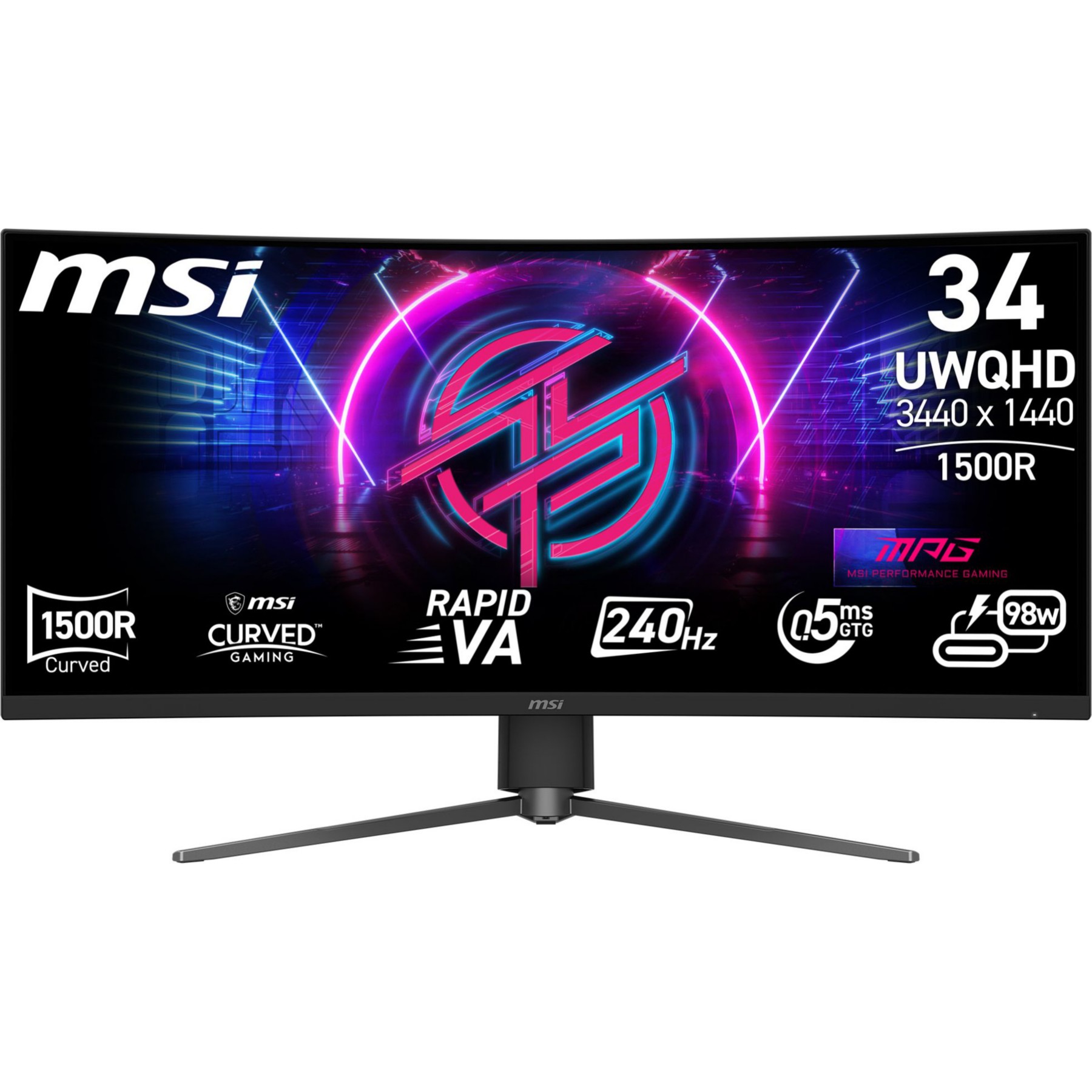 Ecran PC Gamer MSI MSI 34" LED - MPG 346CQRF X24