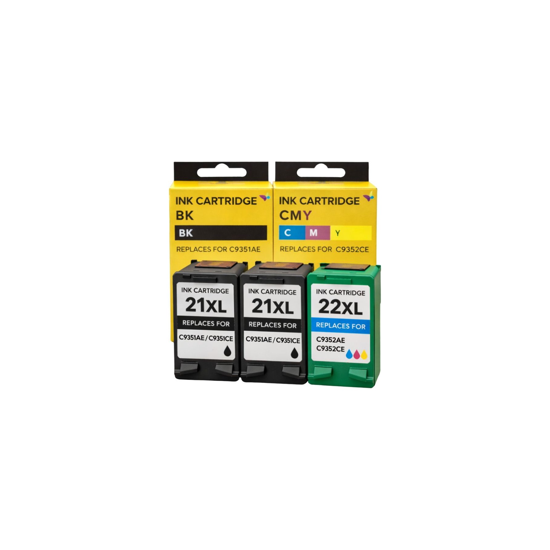 Cartouche d'encre SHOP-STORY Cartouches Compatibles HP 21XL 22XL pour