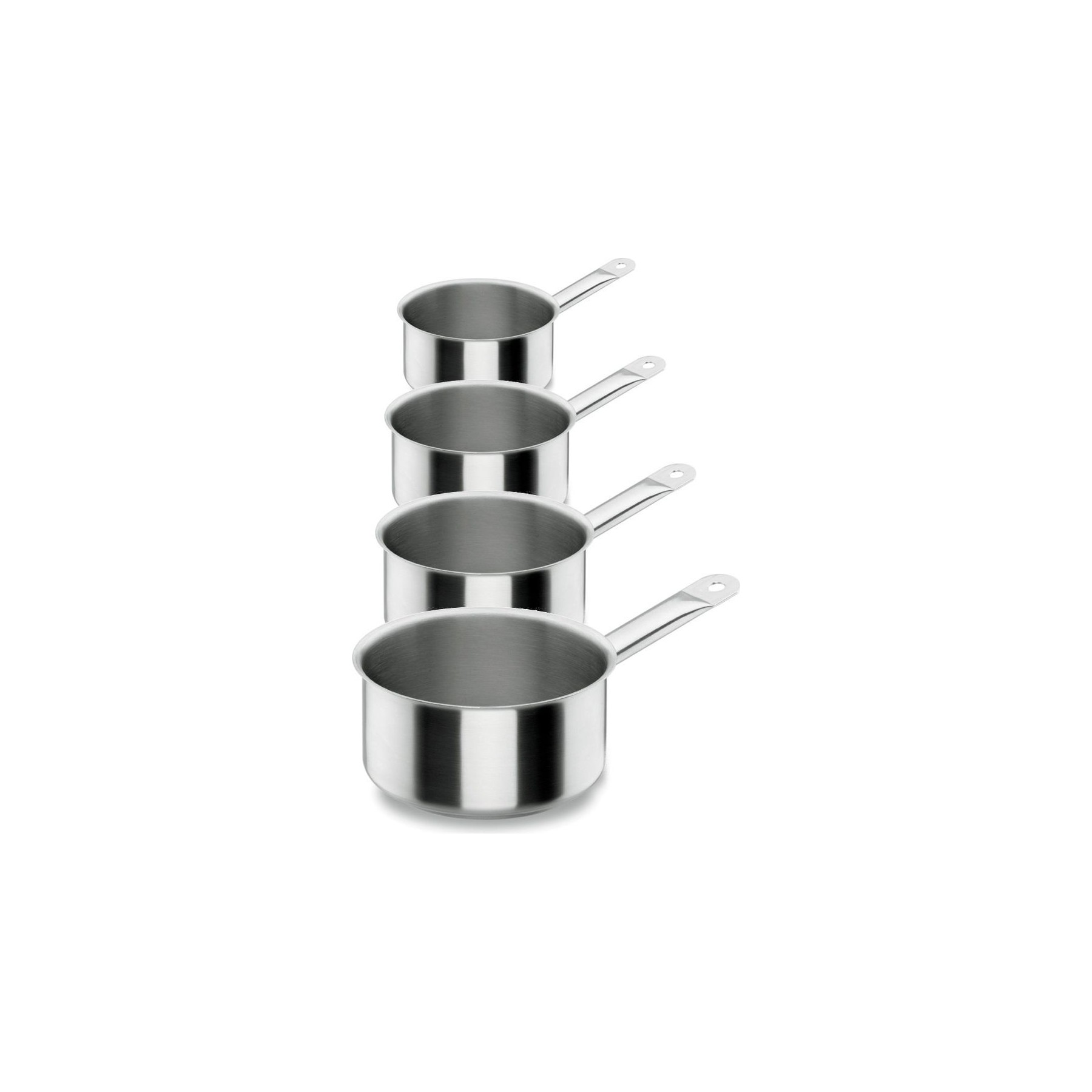 Batterie de cuisine LACOR 4 casseroles inox Lacor Chef 16/18/20/24